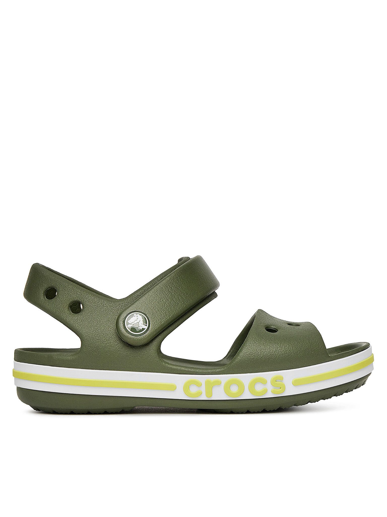 Crocs Crocs Mädchen Sandalen Crocs-BAYABAND SANDAL T 211055-309 Grün Grün Sandale