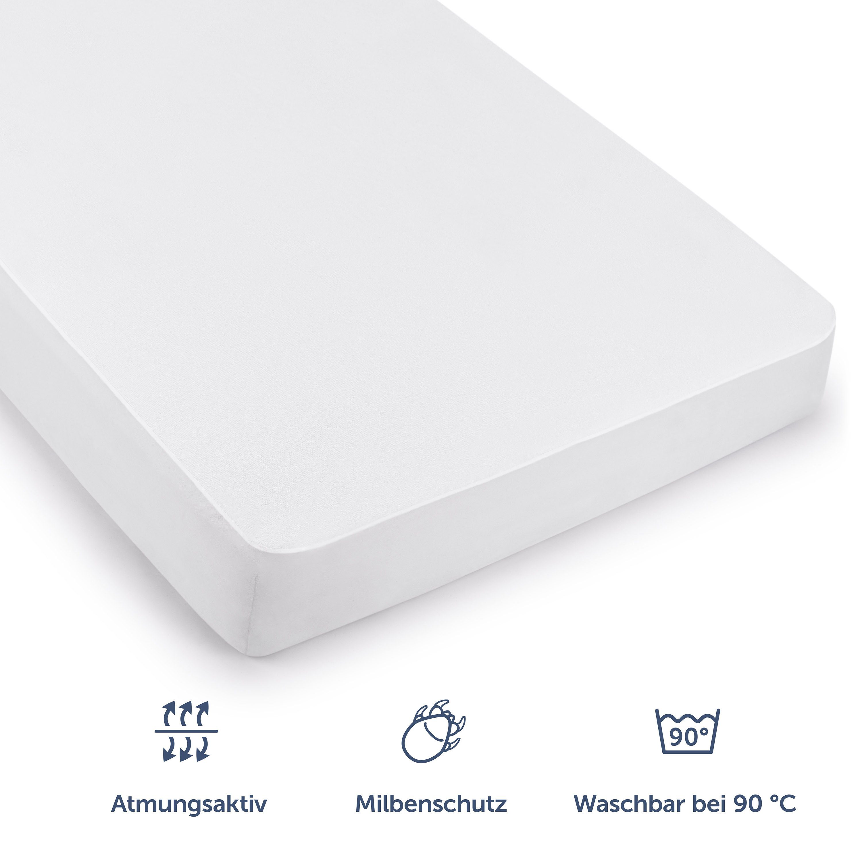 Matratzenschoner Wasserdichter - Atmungsaktive Matratzenauflage Blumtal, günstig online kaufen