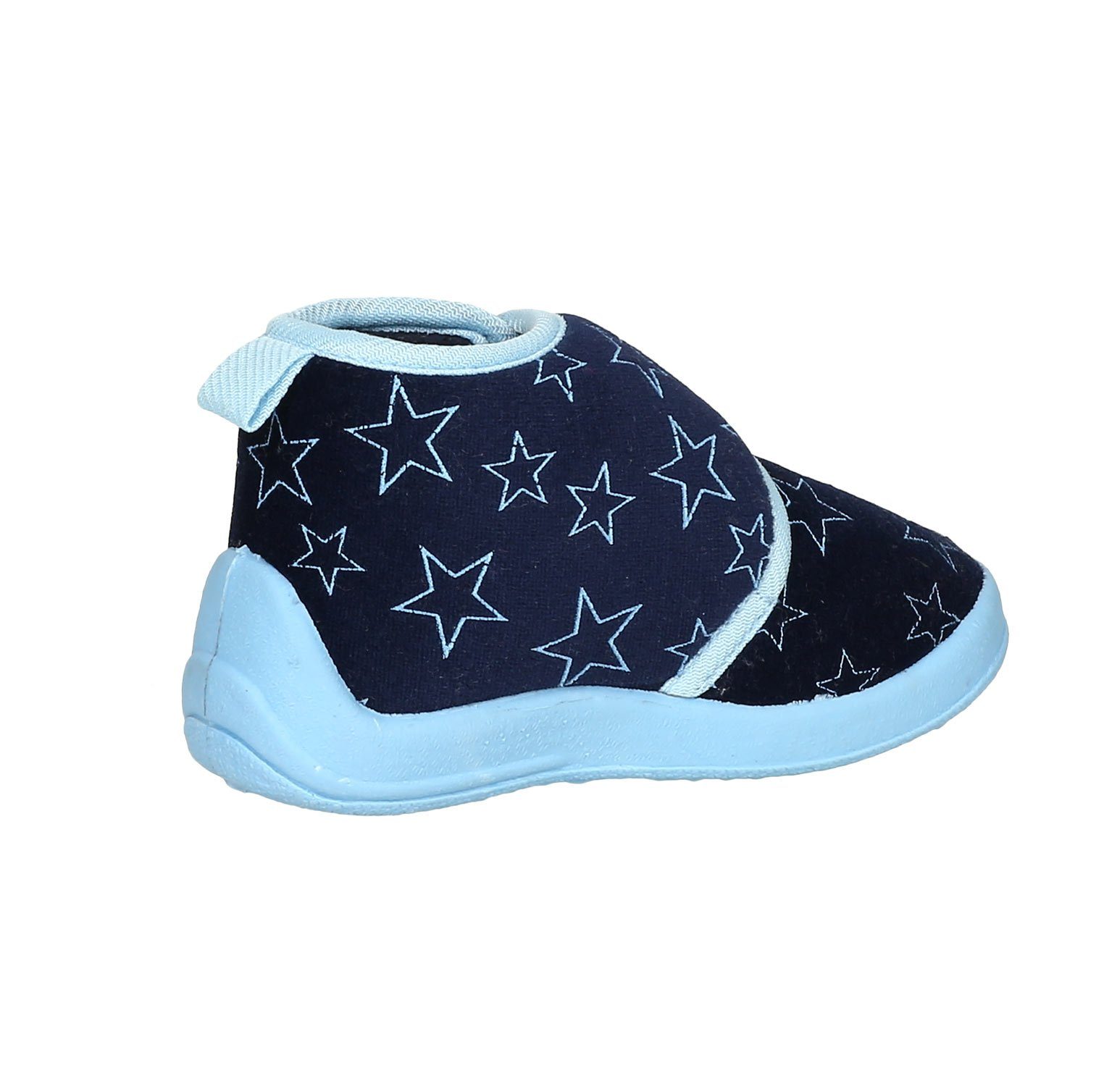 Hausschuh Marine Playshoes Pastell Hausschuh