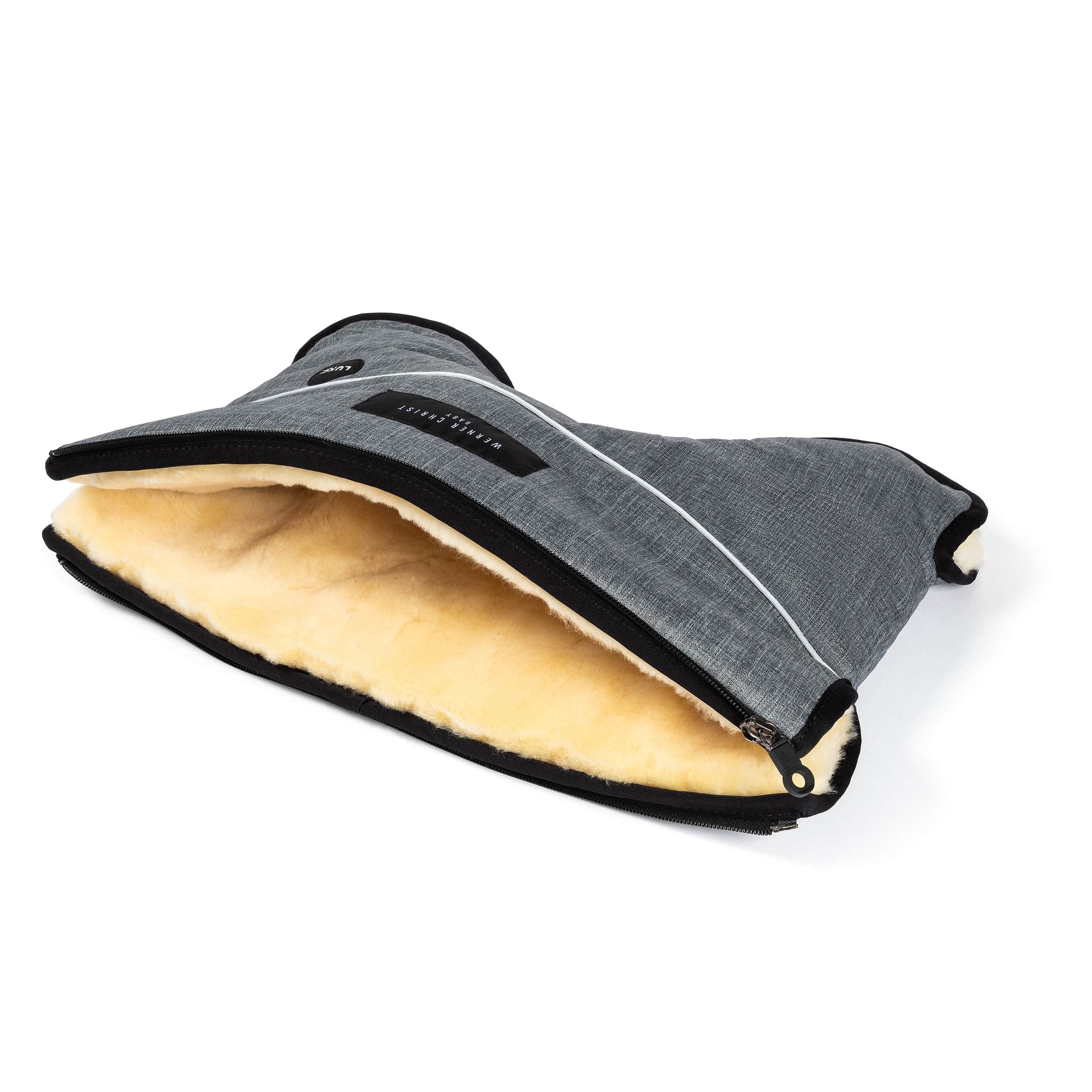 Werner Christ Baby Fäustlinge MOFFY LUXE MUFF mit vollfelligem Innenteil