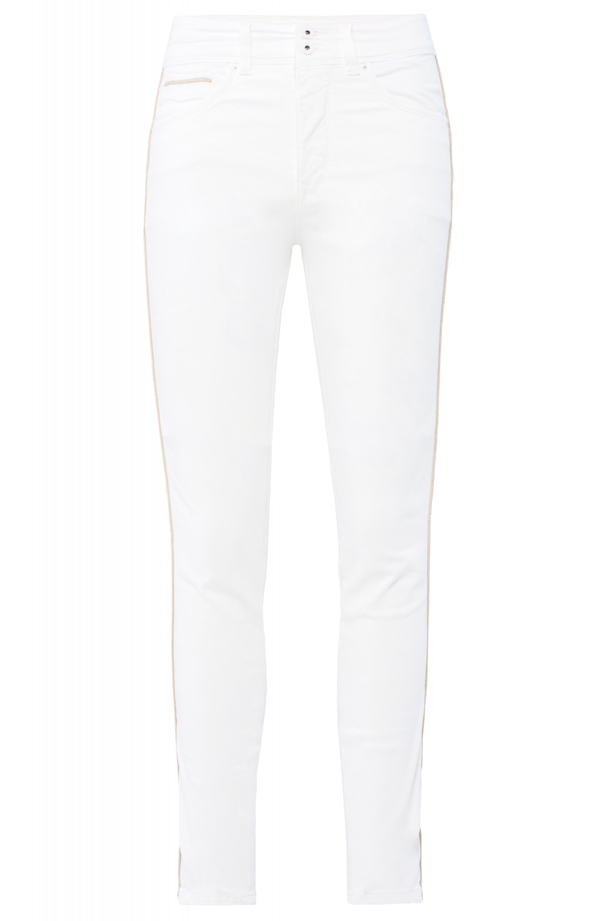 Salsa Stretch-Jeans SALSA JEANS SECRET PUSH IN SKINNY CAPRI white 123400.0001
