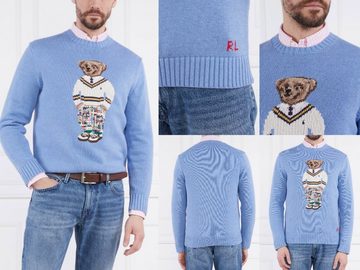 Ralph Lauren Strickpullover POLO RALPH LAUREN BEAR Preppy Pullover Sweater Sweatshirt Strick-Pulli