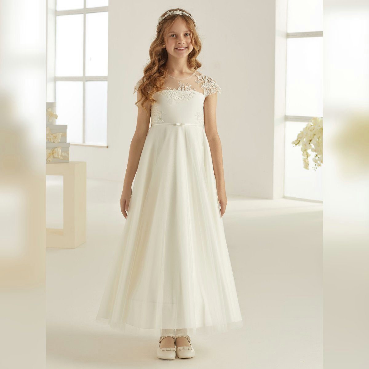 Bride Now! Partykleid Kommunionkleid Blumenmädchenkleid ME1200