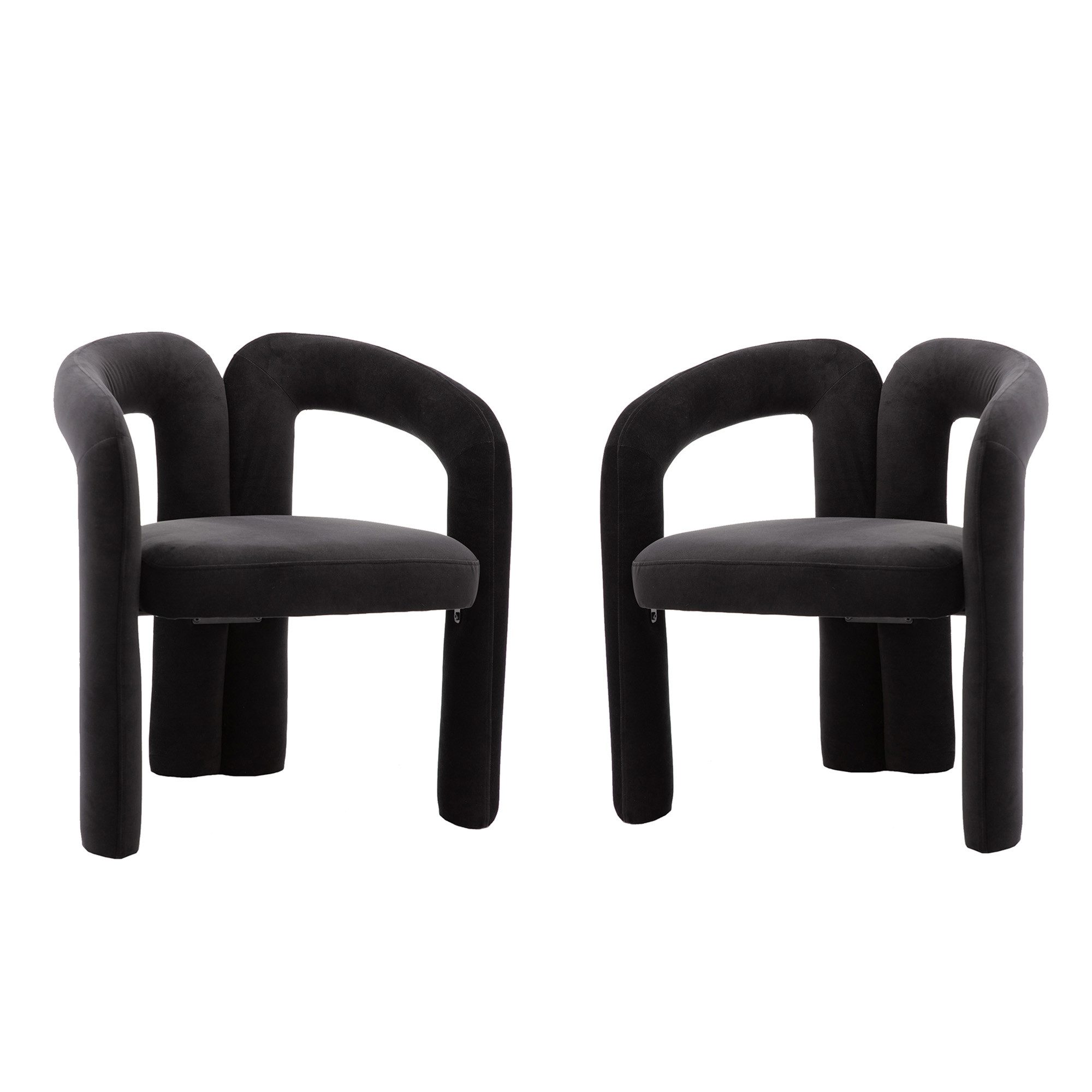 KLAM HOME Esszimmerstuhl Samt moderne Design günstig online kaufen