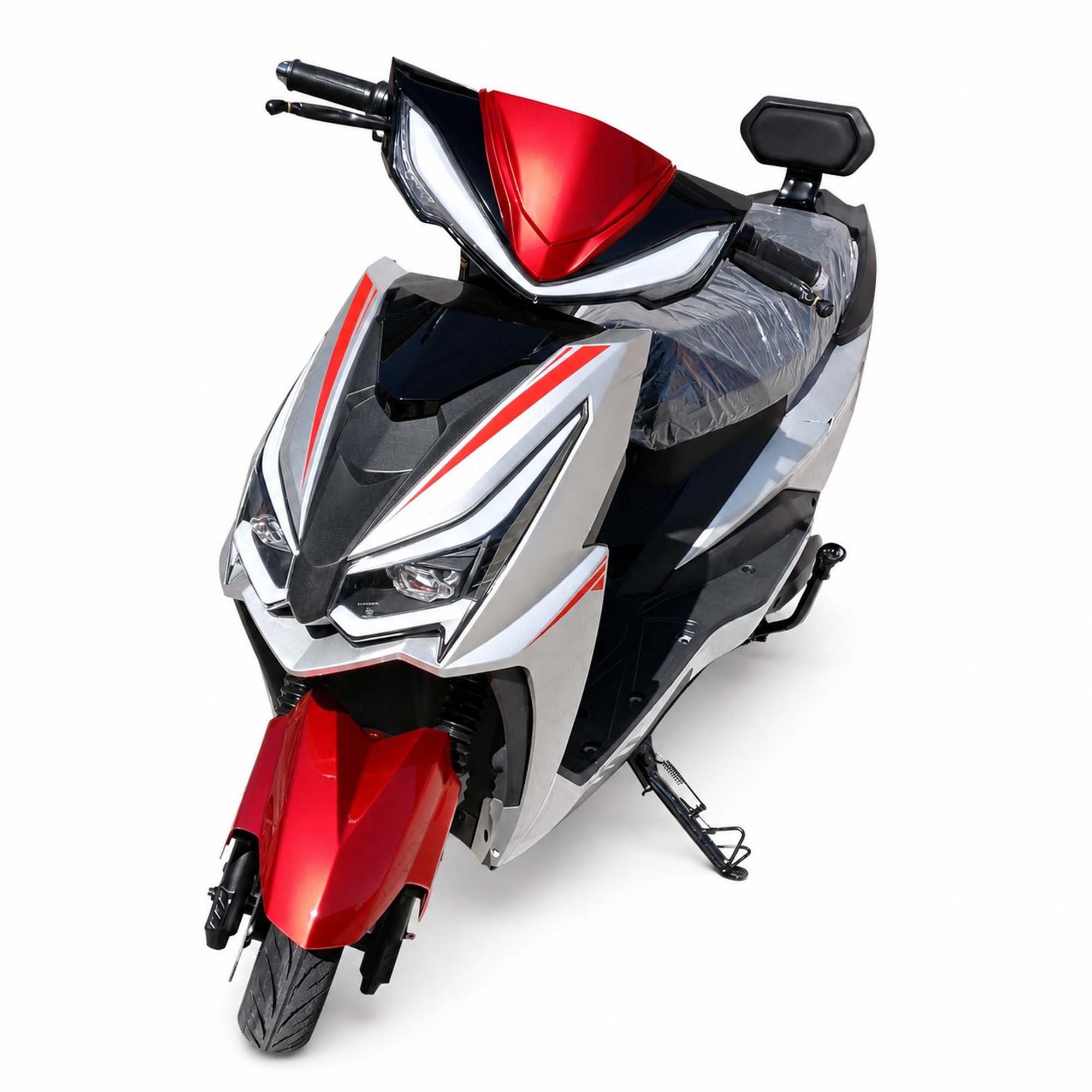 Urban Hopper E-Motorroller Urban Hopper Dragon Elektro-Roller E-Motorroller mit Straßenzulassung, 2000 W, 45 km/h, Herausnehmbarer Lithium-Ionen Akku Ca. 65km Reichweite COC