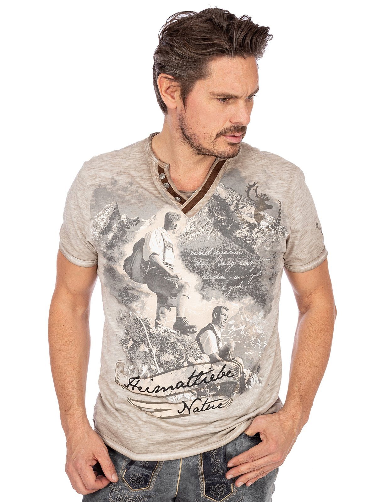 beige SEVERIN Hangowear T-Shirt T-Shirt