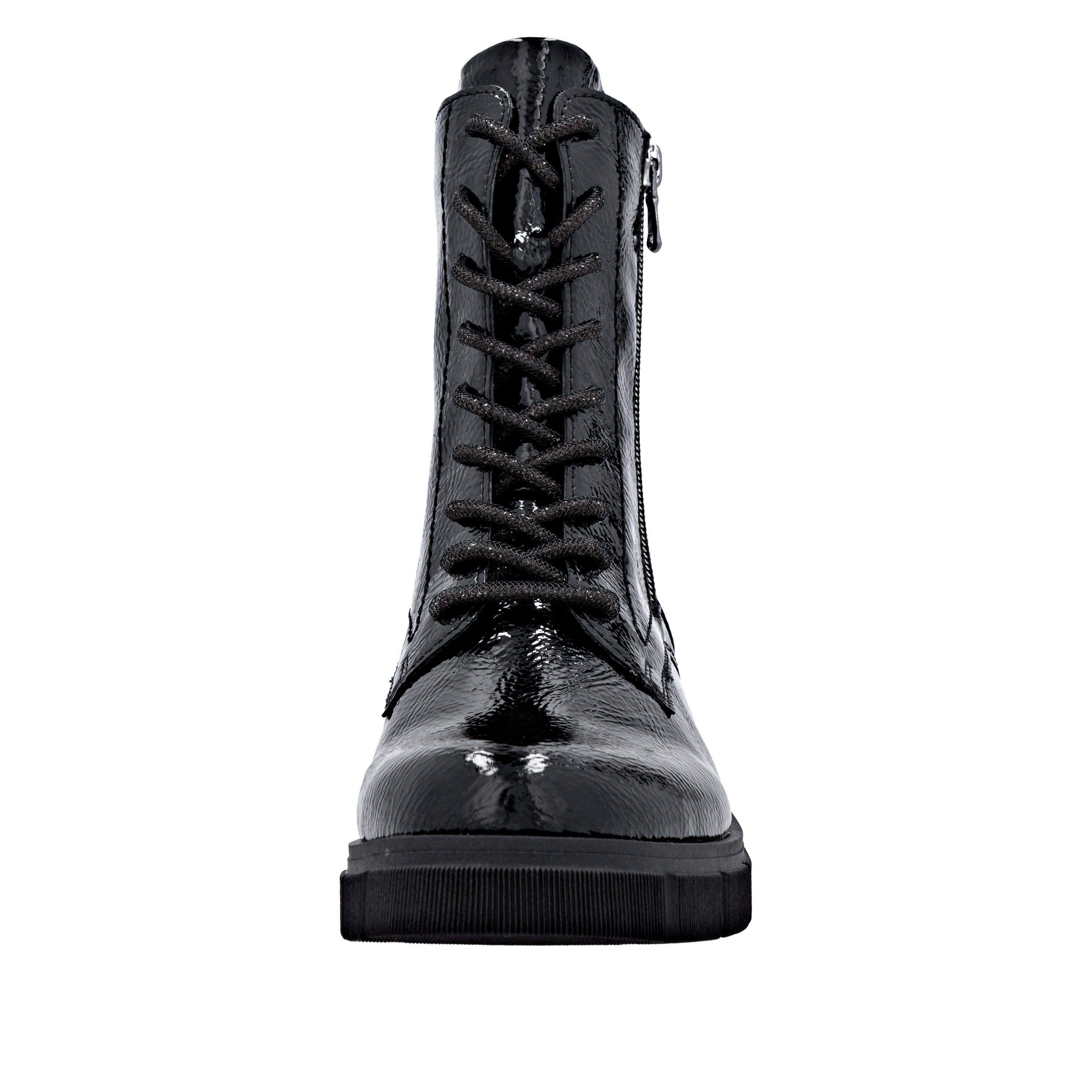 Remonte Schnürstiefelette Schnürboots, Stiefelette, Profilsohle, mit Glitzer-Schnürsenkel
