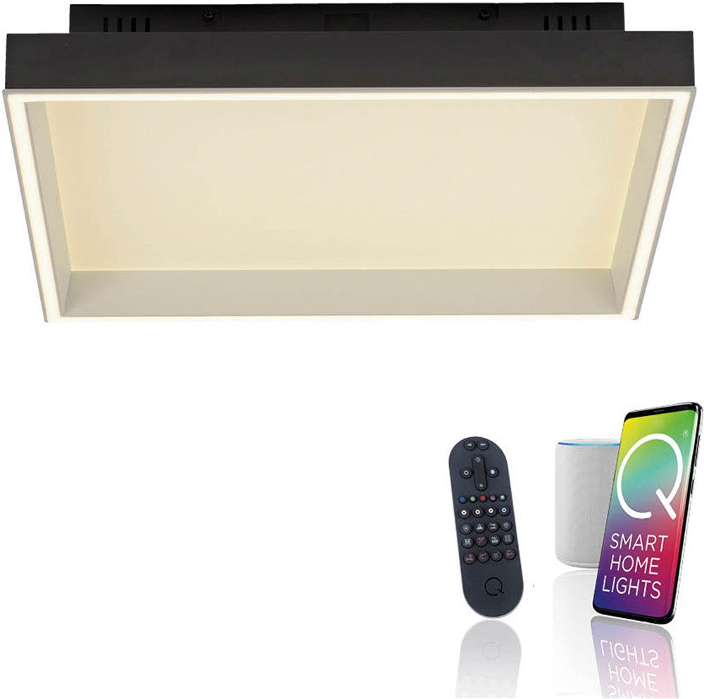 Neuhaus Q SMART HOME LIGHTS LED Deckenleuchte Q-MAGONG, Smart Home, LED fest integriert, warmweiß - kaltweiß