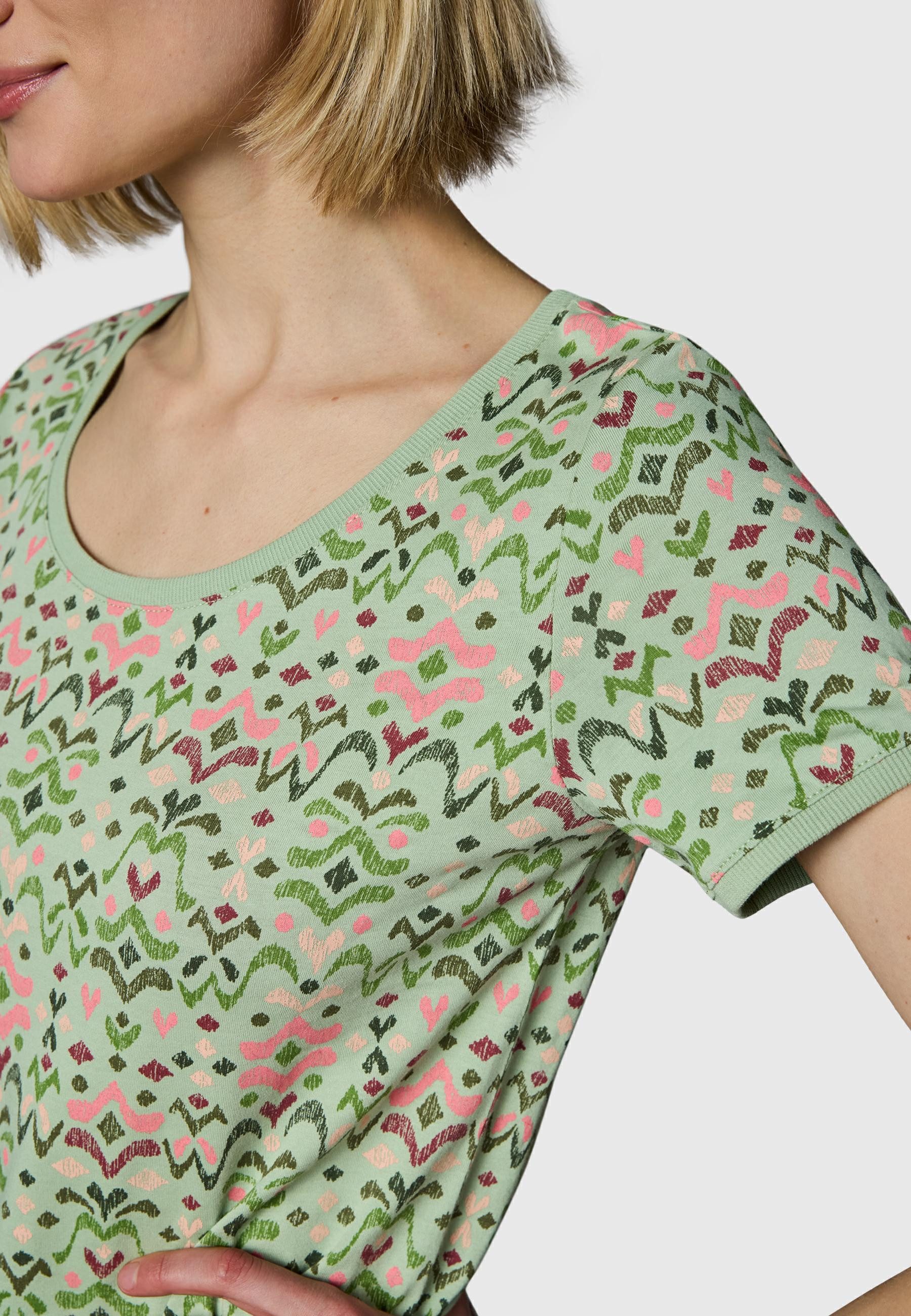 Ragwear Minikleid Baomi Print YOUMODO Gemustertes kurzes Sommerkleid mit Taillenkordel – Bild 5 von 5