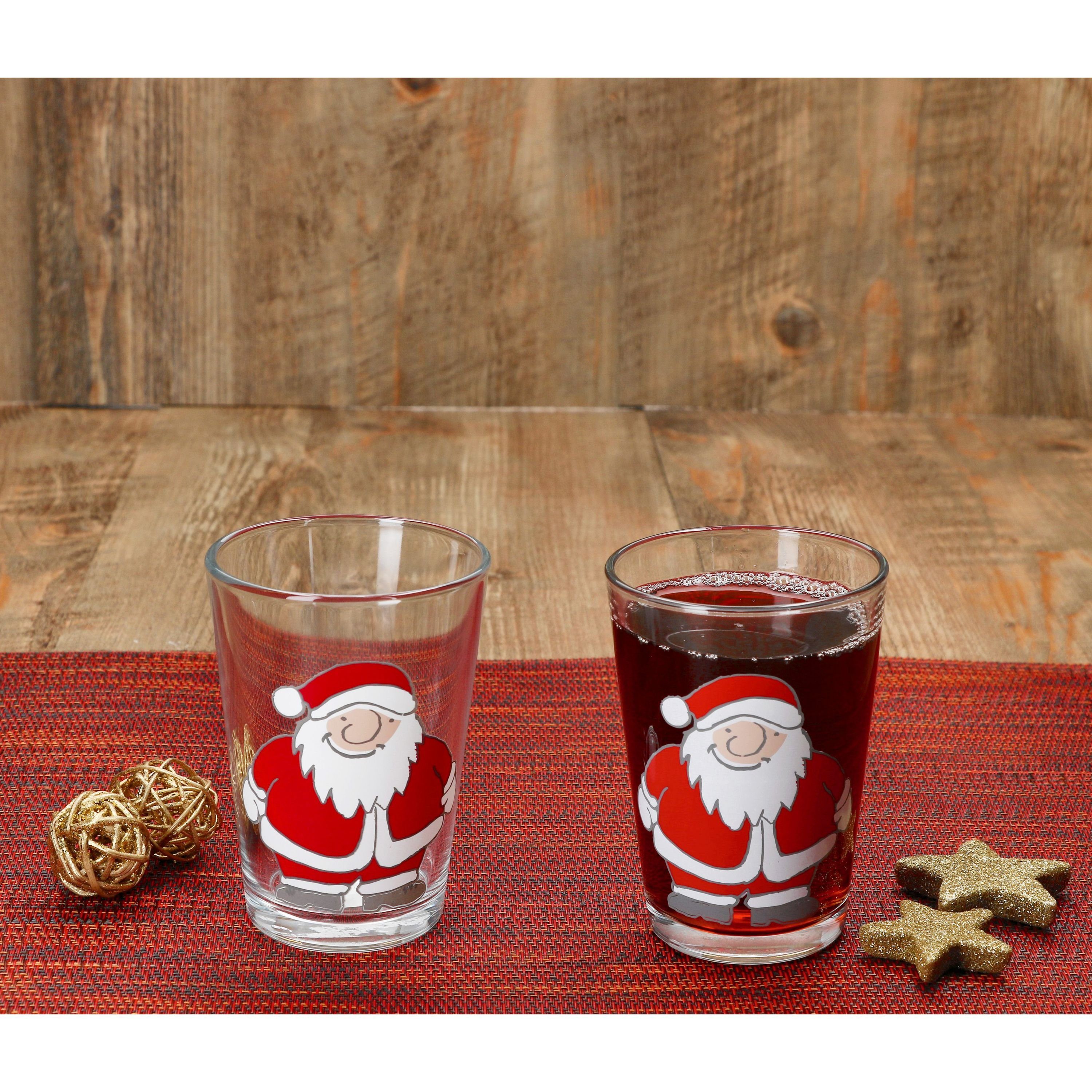 Glühwein-Gläser & Glas H11cm Tee-Glas, Breker Glas Ritzenhoff 240ml 4x Ritzenhoff Santa Winter
