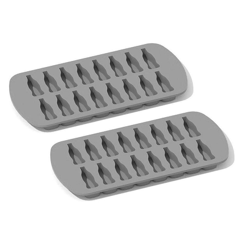 Metamorph Pralinenform Cola Flaschen Silikonform 16-fach, (1-tlg), Mit der Cola Flaschen-Form aus Silikon gelingen dir silvolle Eiswürfe