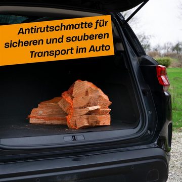 Hinrichs Antirutschmatte Hinrichs Schmutzfangmatte Auto inkl. Parkscheibe - Kofferraummatte, 120 x 100 cm - Kofferraummatte