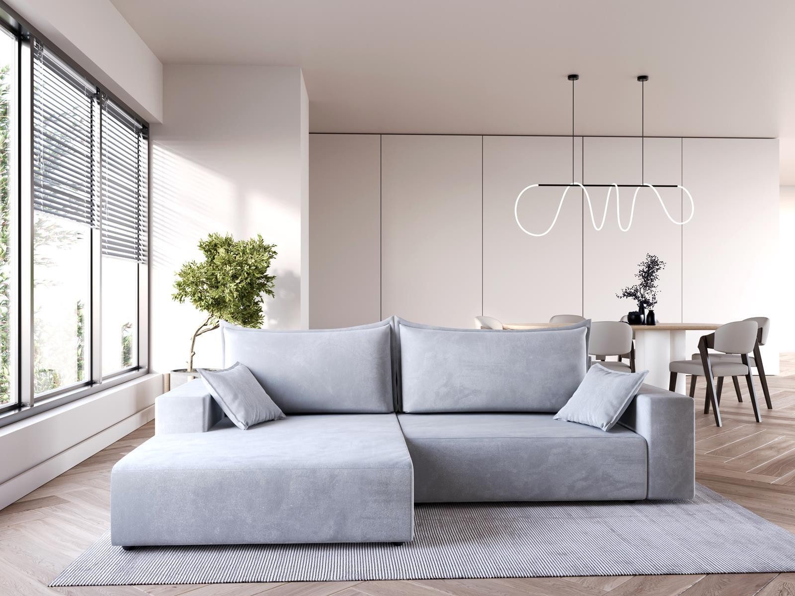 Compleo Ecksofa modern design, 240 cm günstig online kaufen