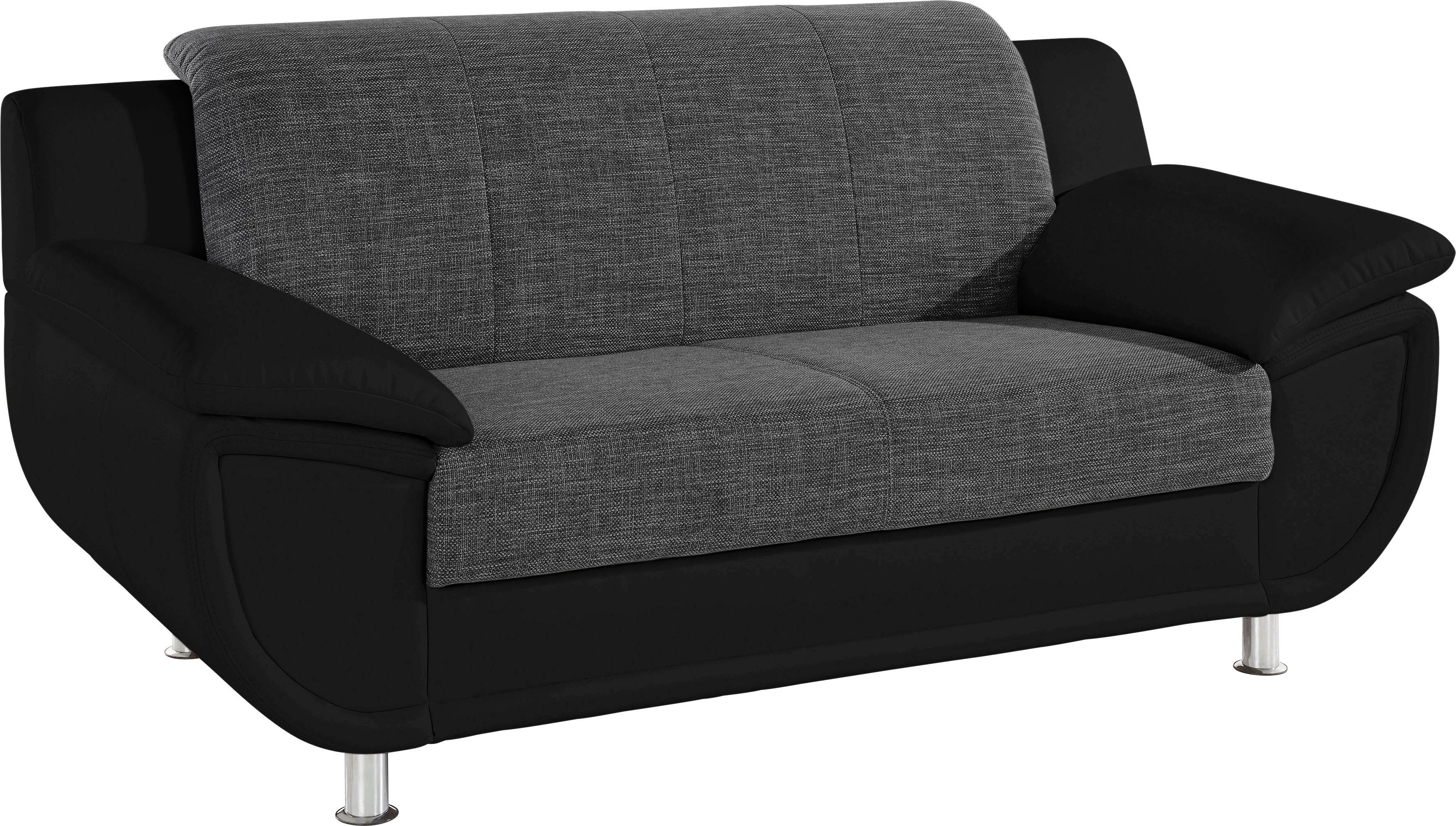 TRENDMANUFAKTUR 2-Sitzer Rondo 3, mit extrabreiten Armlehnen für mehr Sitzkomfort, wahlweise mit Federkern