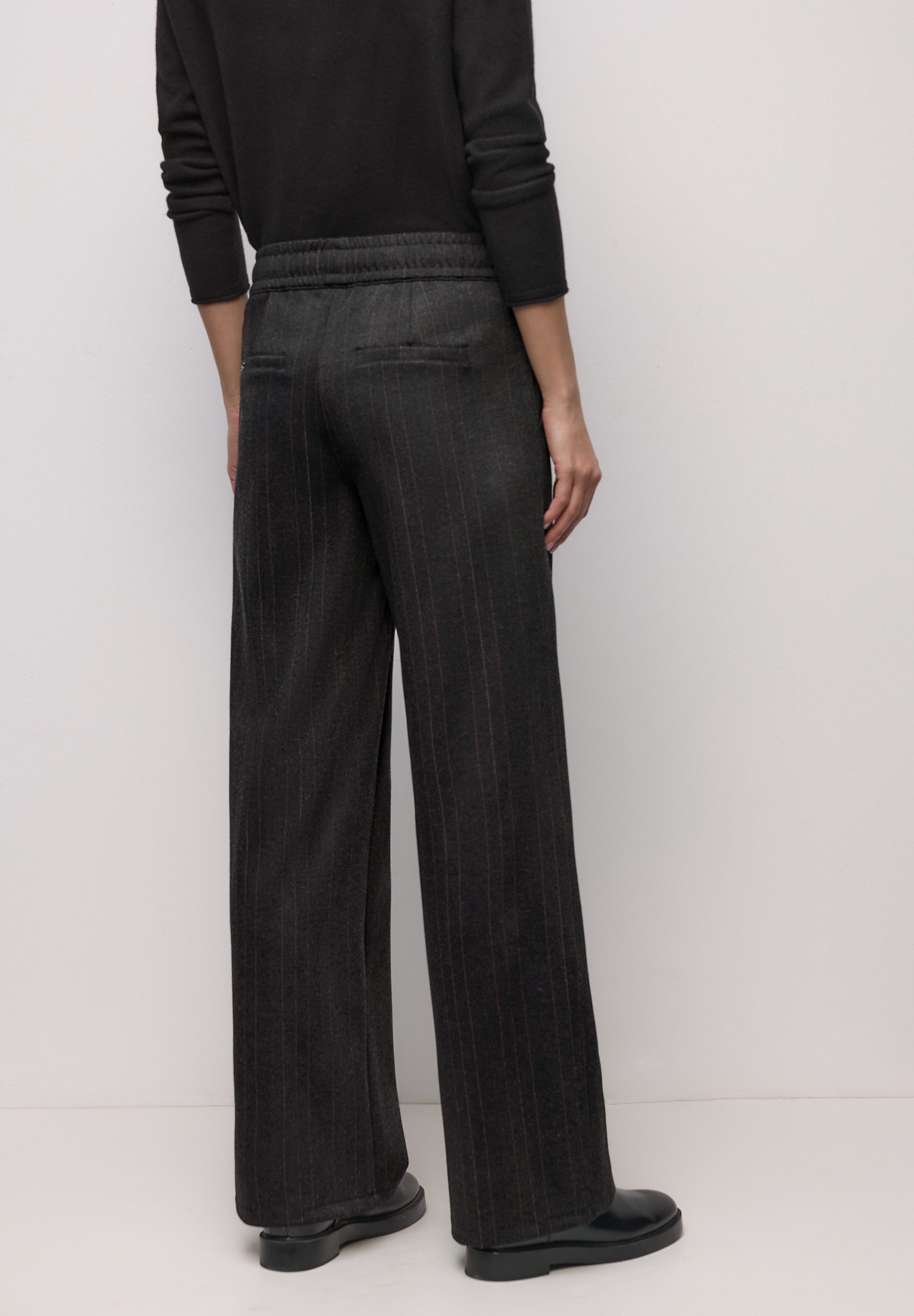 STREET ONE Stoffhose High Waist