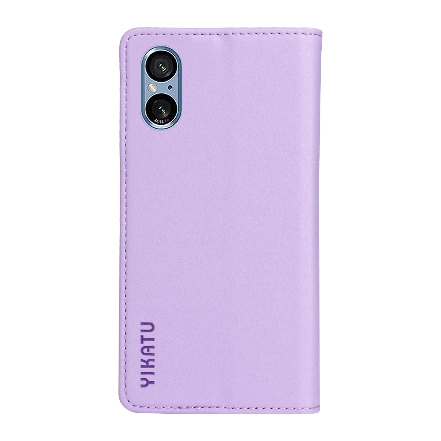 Innocase Handyhülle Leder Handy Hülle Case Tasche Cover für Sony Xperia 1 5 10 iii v vi iv