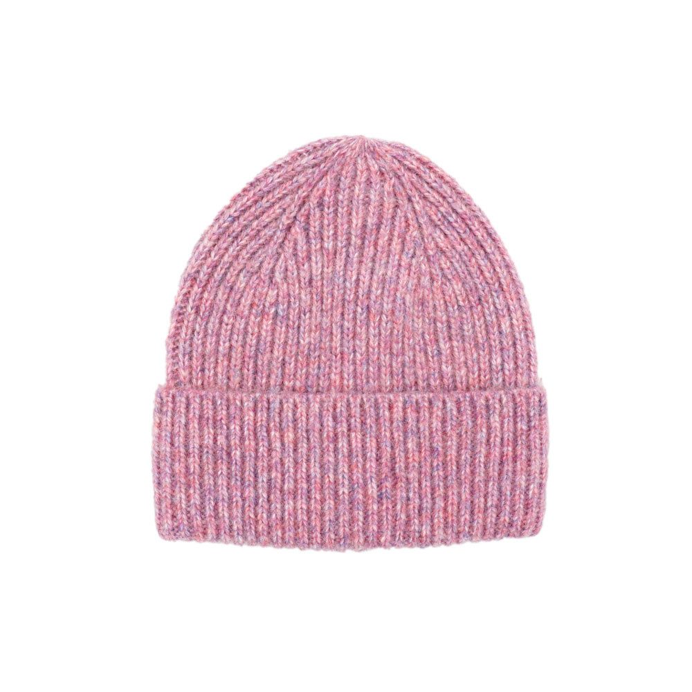CAPO Strickmütze Melange-Optik, Rippenstrick, breiter Umschlag günstig online kaufen