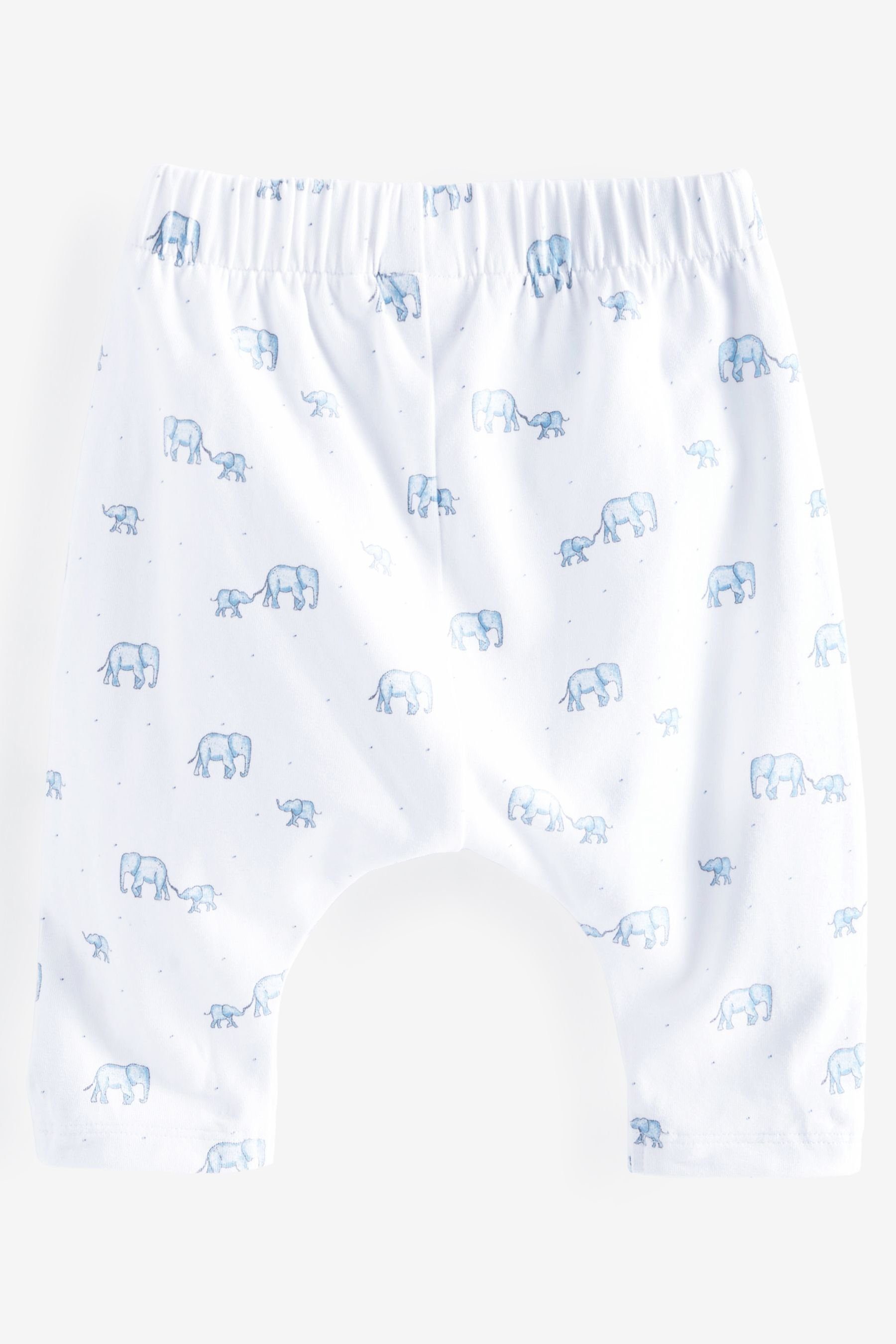 Leggings Next Shirt Elephant White/Blue (6-tlg) &