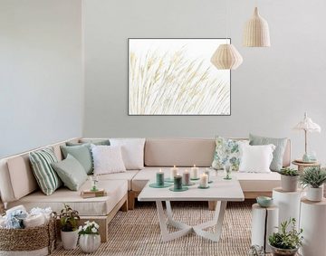 KUNSTLOFT Gemälde Sanftes Windspiel 100x75 cm, Leinwandbild 100% HANDGEMALT Wandbild Wohnzimmer