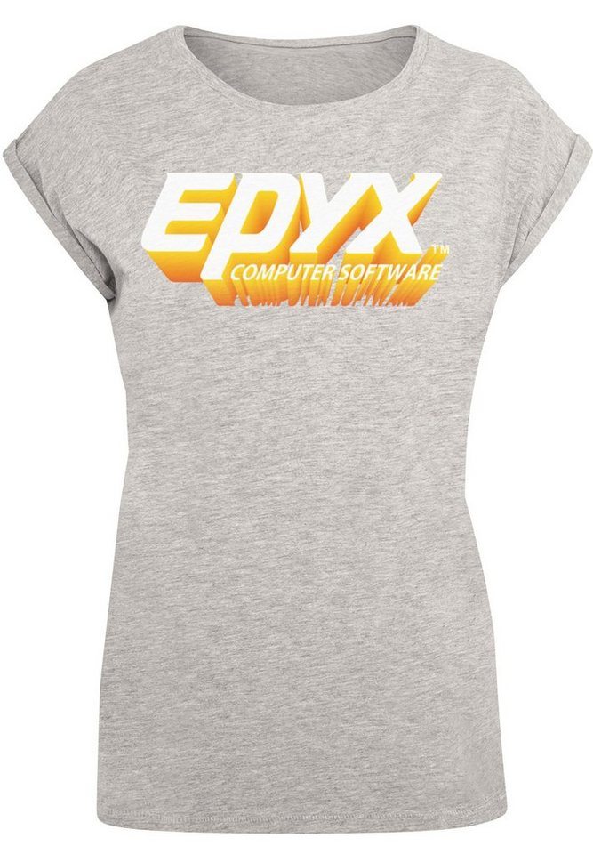 F4NT4STIC T-Shirt Retro Gaming EPYX Logo 3D Print, Sehr weicher  Baumwollstoff mit hohem Tragekomfort