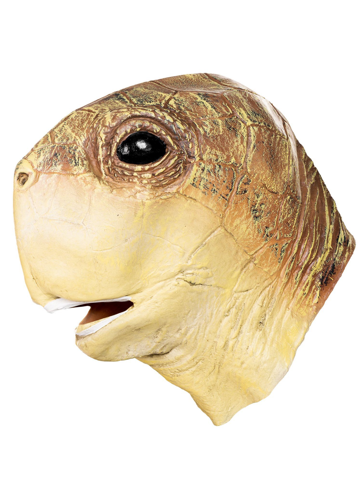 Metamorph Verkleidungsmaske Schildkröte Maske aus Latex, Witzige Tiermaske für Karneval, Fasching oder Halloween