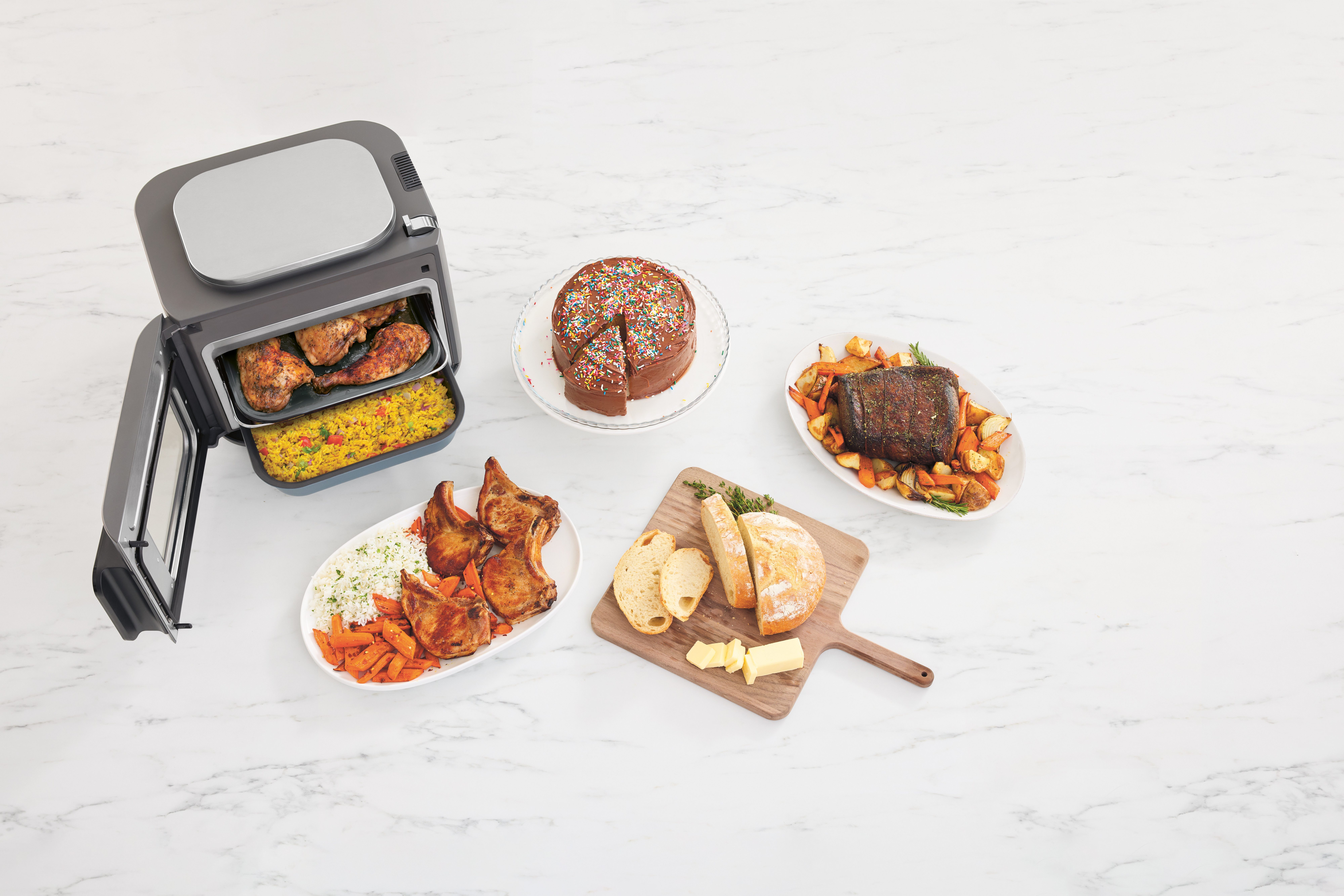 NINJA Multikocher Combi 12-in-1 Ofen & Heißluftfritteuse SFP700EU, 1780 W