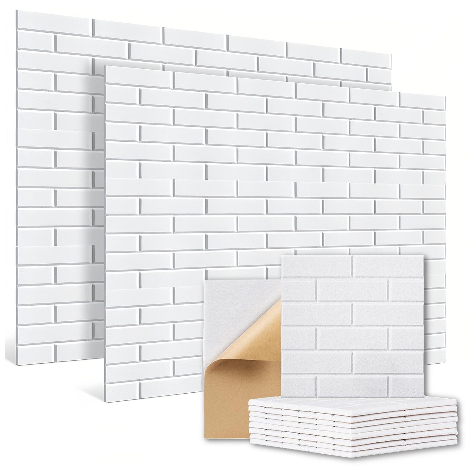 GLIESE Akustikplatte 12 Stück Akustikplatten Selbstklebend, 30x30cm Schallabsorber