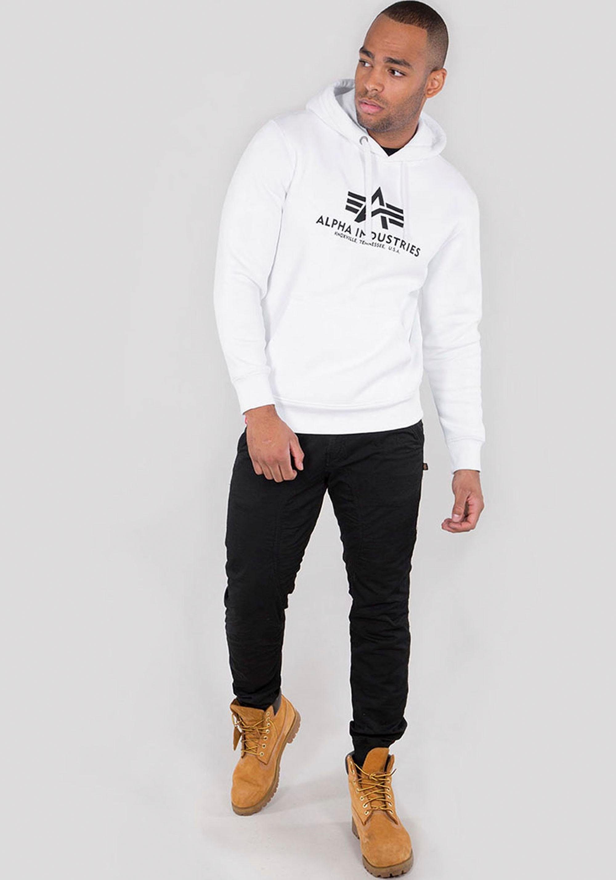 Alpha Industries Kapuzensweatshirt Basic Hoody Baumwollmischung, regular fit