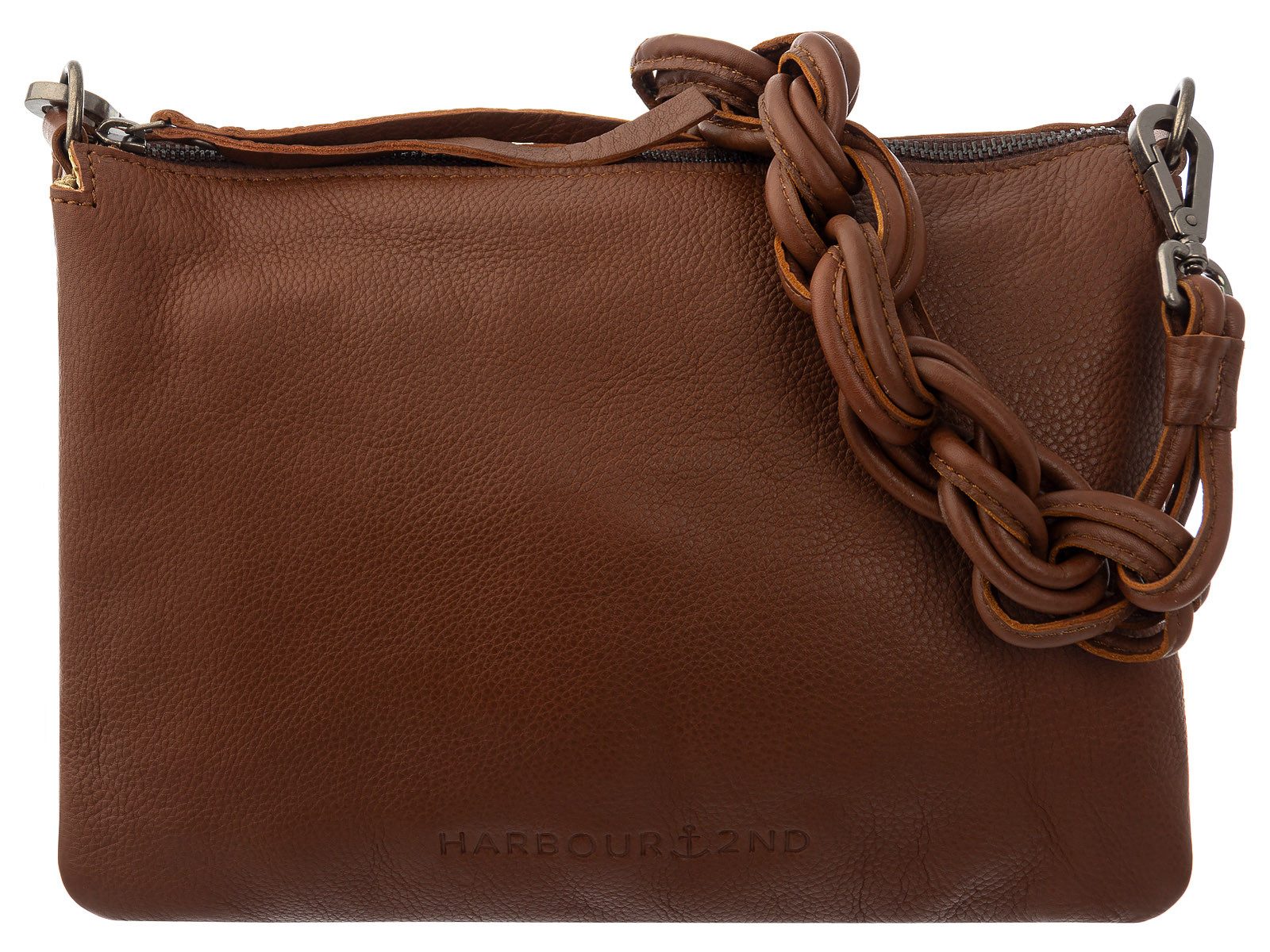 HARBOUR 2nd Schultertasche Florina Crossbody-Style-JP Damen Handtasche (ein Stück, 1-tlg., ca. B/H/T 30/22/4 cm), Logo