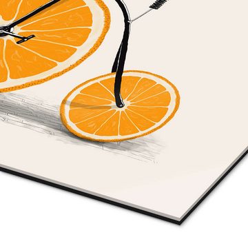 Posterlounge XXL-Wandbild Florent Bodart, Orangen-Rad, Küche Illustration