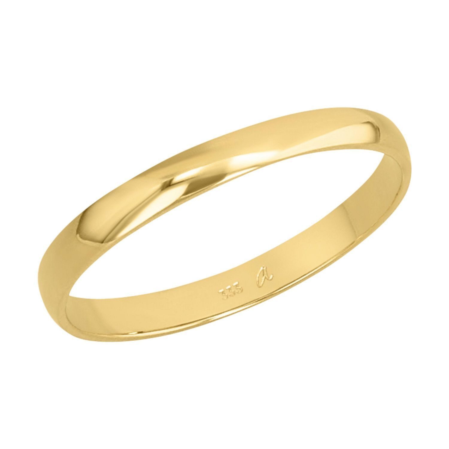 Amor Goldring Amor Ring für Damen, Gold 333 (Ring ohne Stein, 1-tlg)