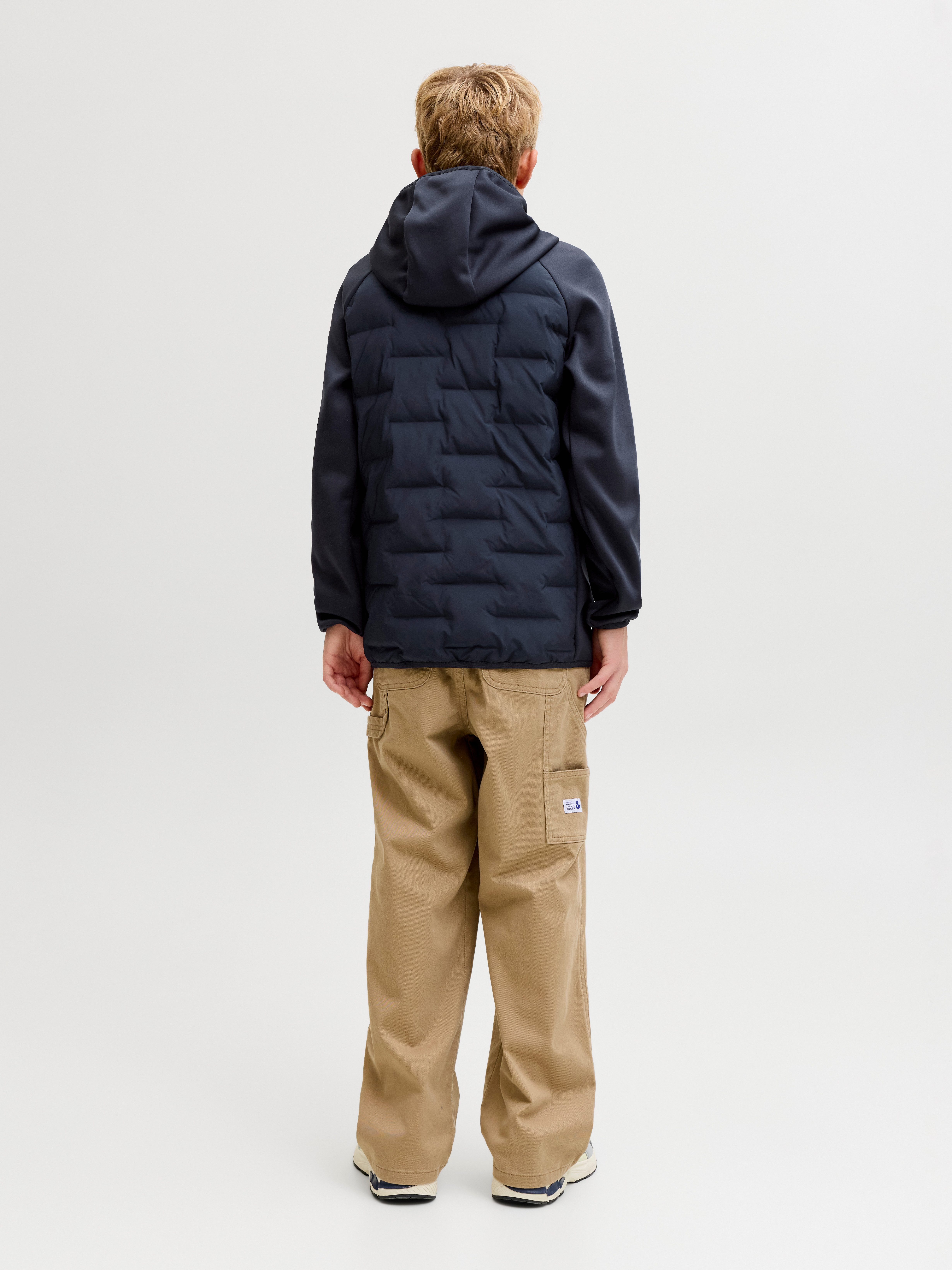 Jack & Jones Junior Steppjacke JJEPERFECT HYBRID JACKET NOOS JNR Polyester, regular fit