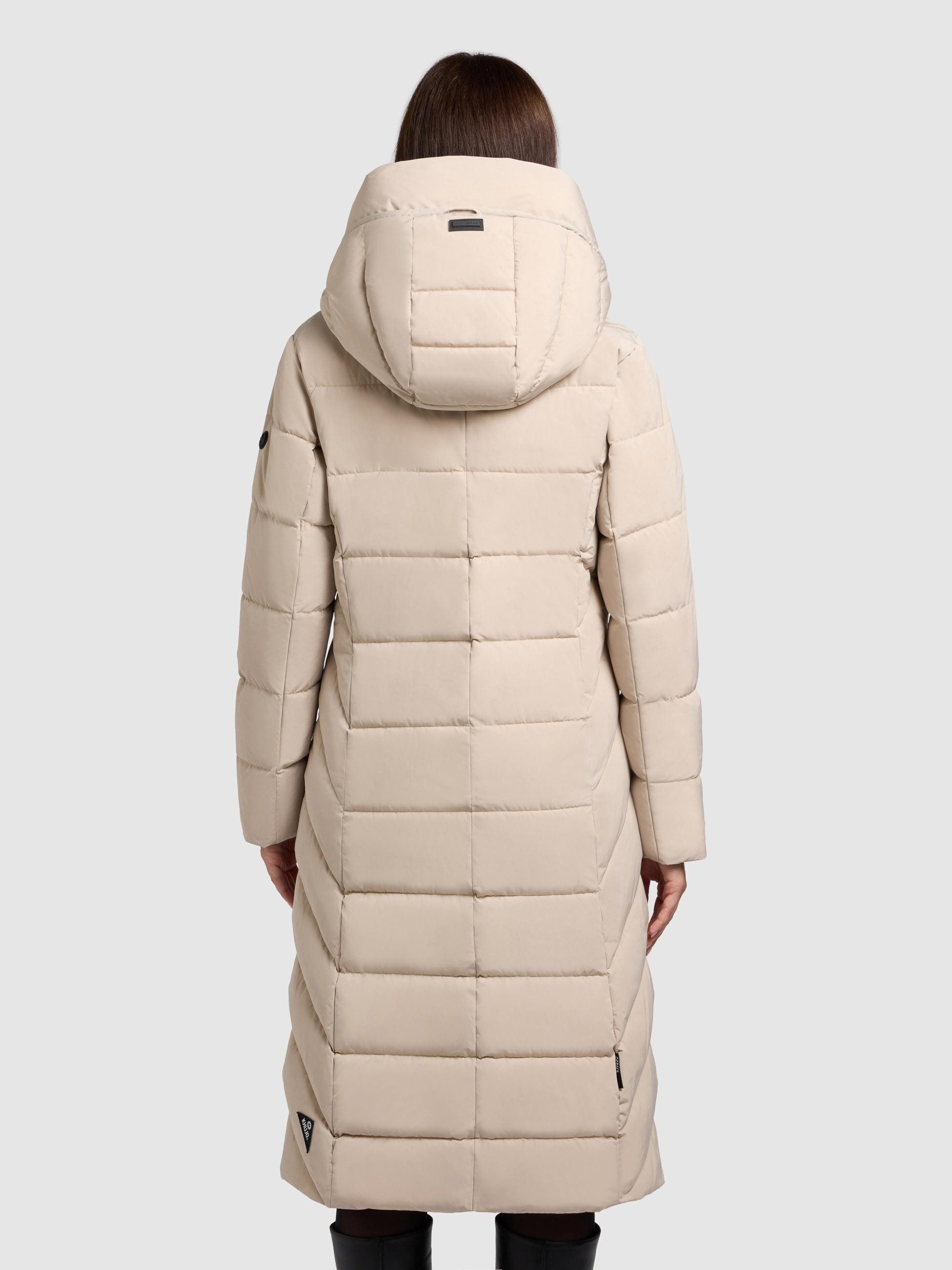 khujo Wintermantel Sensy-YM Warmer Steppmantel mit Kapuze
