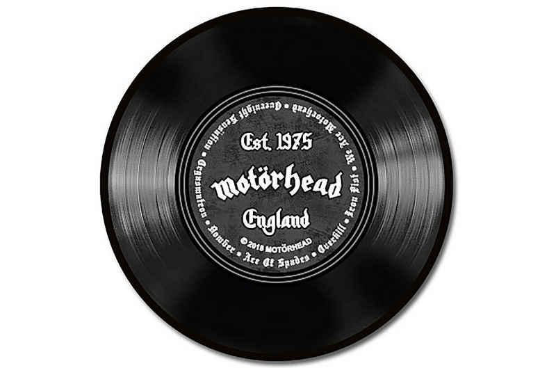 Fußmatte Motörhead Teppich rund Schallplatte, Close Up, Höhe: 0 mm