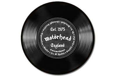 Fußmatte Motörhead Teppich rund Schallplatte, Close Up, Höhe: 0 mm