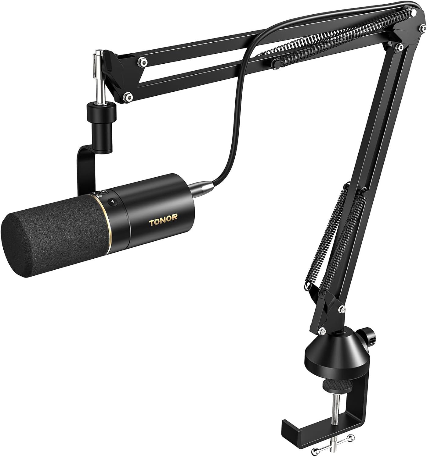 Mikrofon TONOR TD510+ Professionelles Gesangsmikrofon mit Mikrofonarm