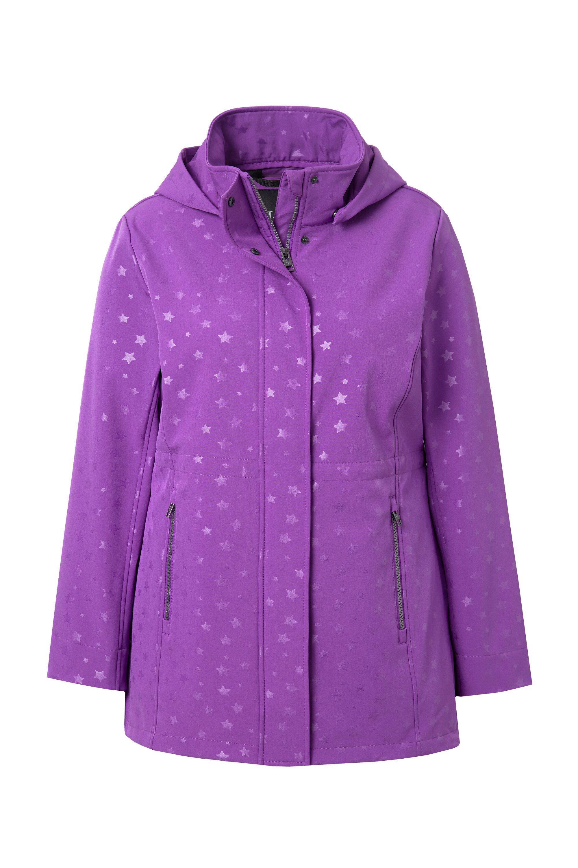 Ulla Popken Softshelljacke HYPRAR Softshelljacke wasserabweisend Kapuze günstig online kaufen