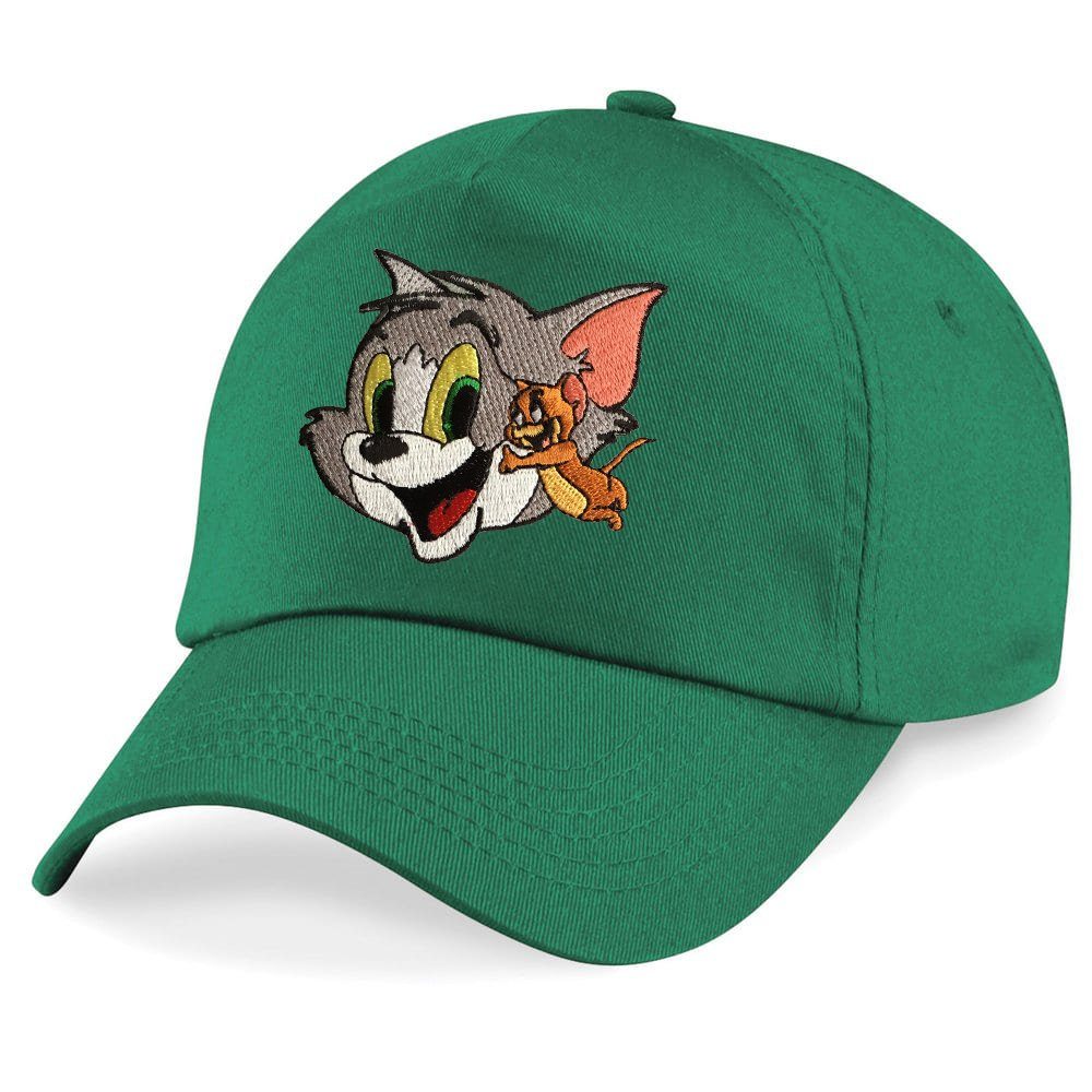 Blondie & Brownie Baseball Cap Kinder Tom Jerry Stick Patch Katze Maus Cartoon One Size