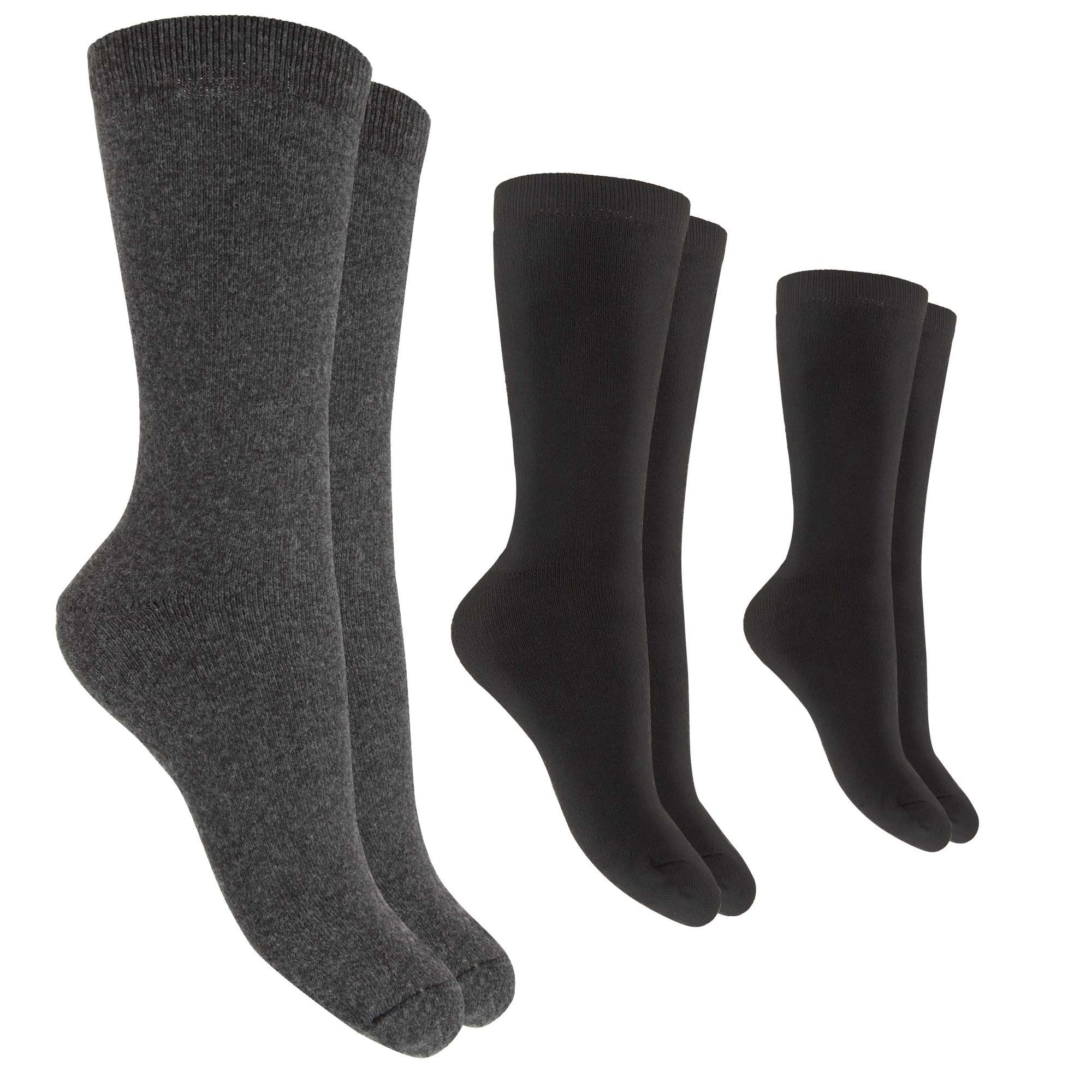 3-Paar) Thermosocken Atmungsaktiv Thermo (Set, Frottee Herren Socken, Fashion Klassische Baumwollsocken Frosty hemmy