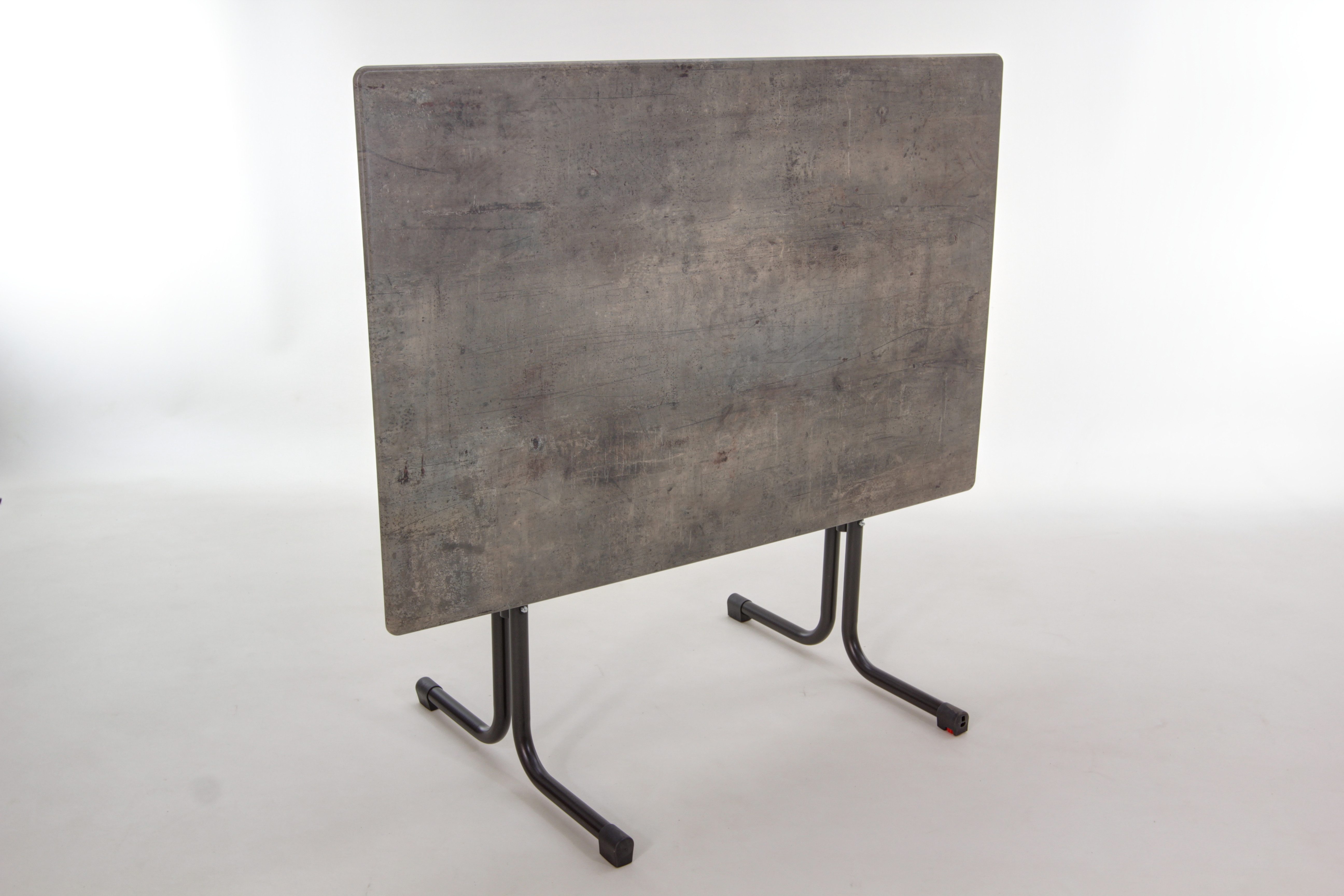 Gardissimo Gartentisch 120 x 80 cm Concrete smartline Balkontisch zusammenklappbar (Spar-Set, 1 Tisch), Made in Germany / klappbar / wetterfest / pflegeleicht