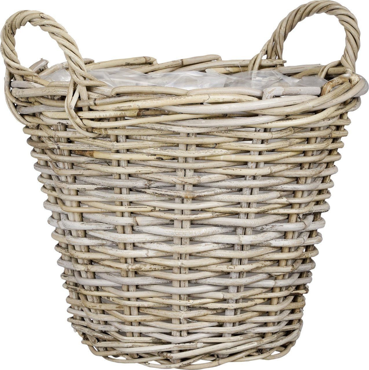 Mica Decorations Pflanzkübel Mica Decorations Korb Marcia Rattan Ø 40 x 30 cm