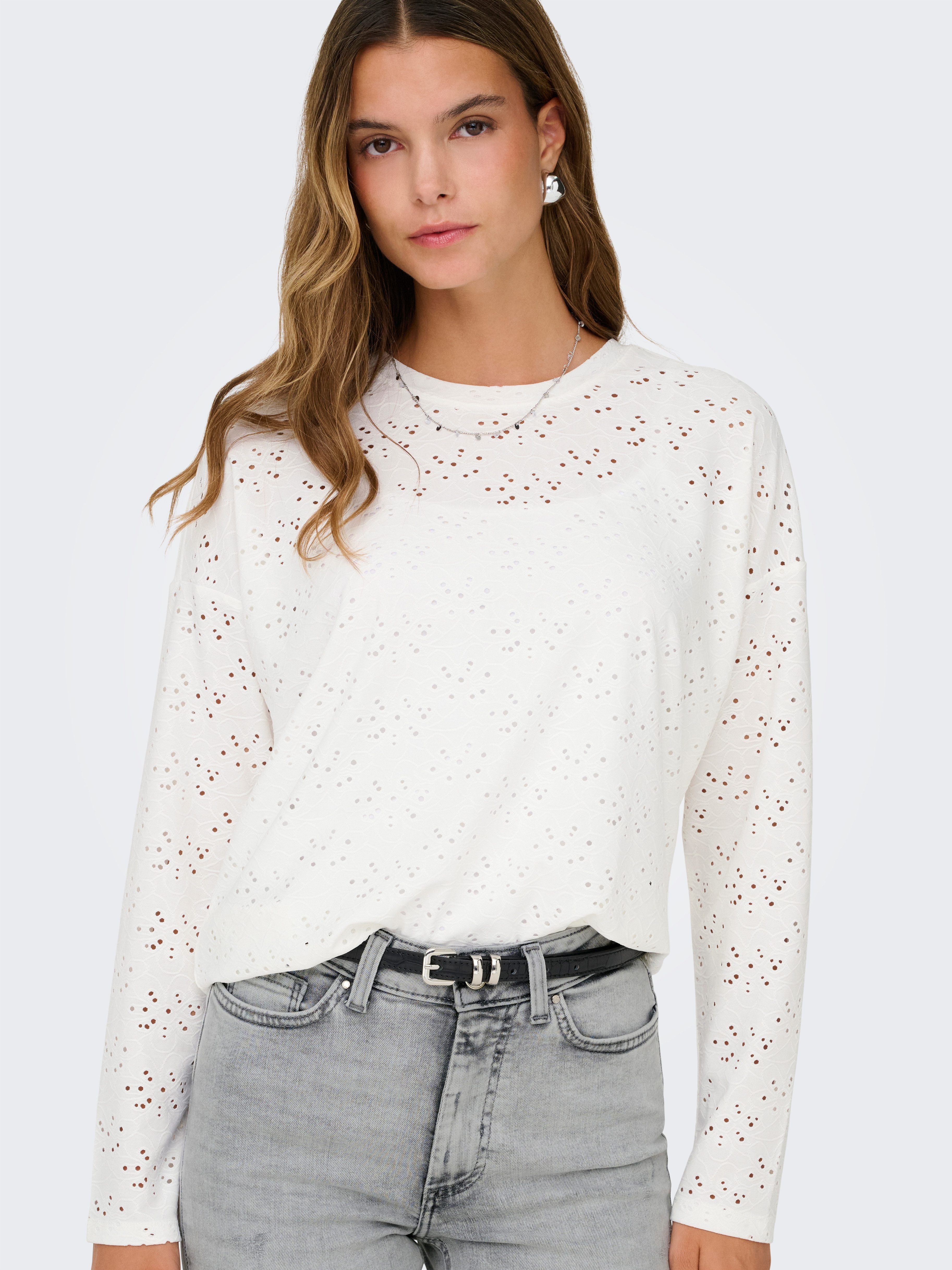 ONLY Langarmshirt ONLSMILLA LIFE L/S TOP JRS günstig online kaufen