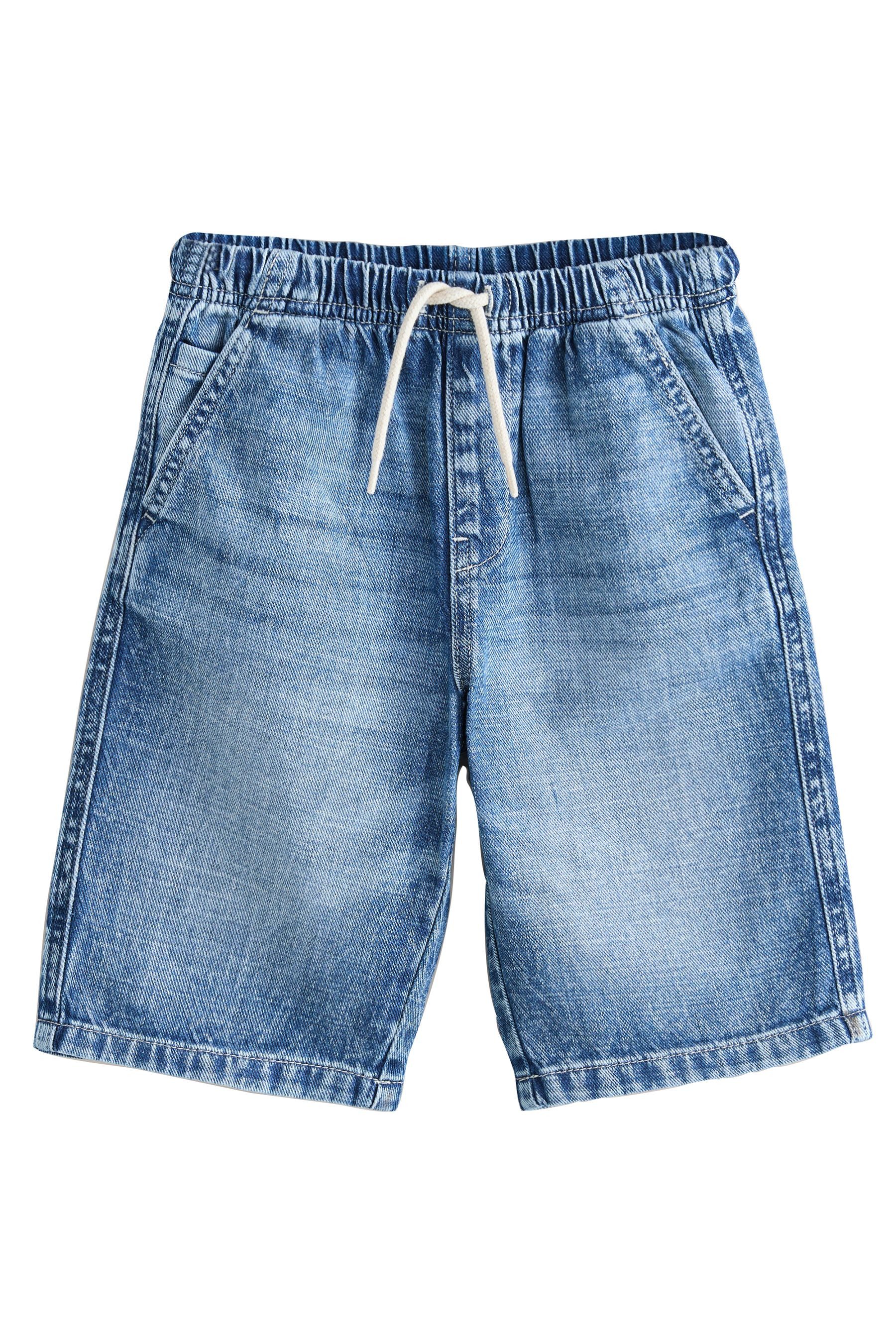 Shorts Denim-Bermudashorts aus 100 % Baumwolle 2er-Pack