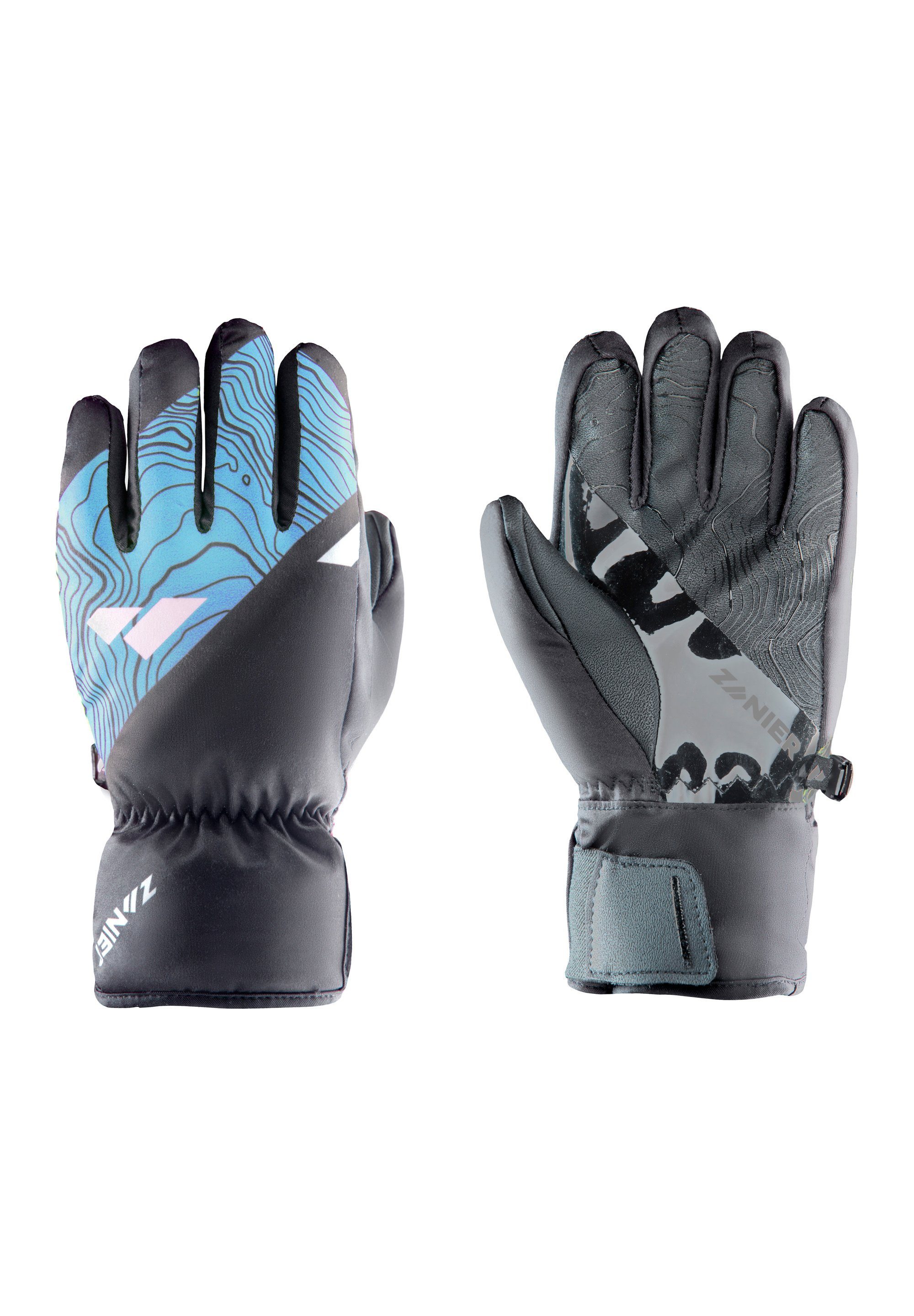 on SILLIAN.STX Zanier turquoise gloves We focus Skihandschuhe