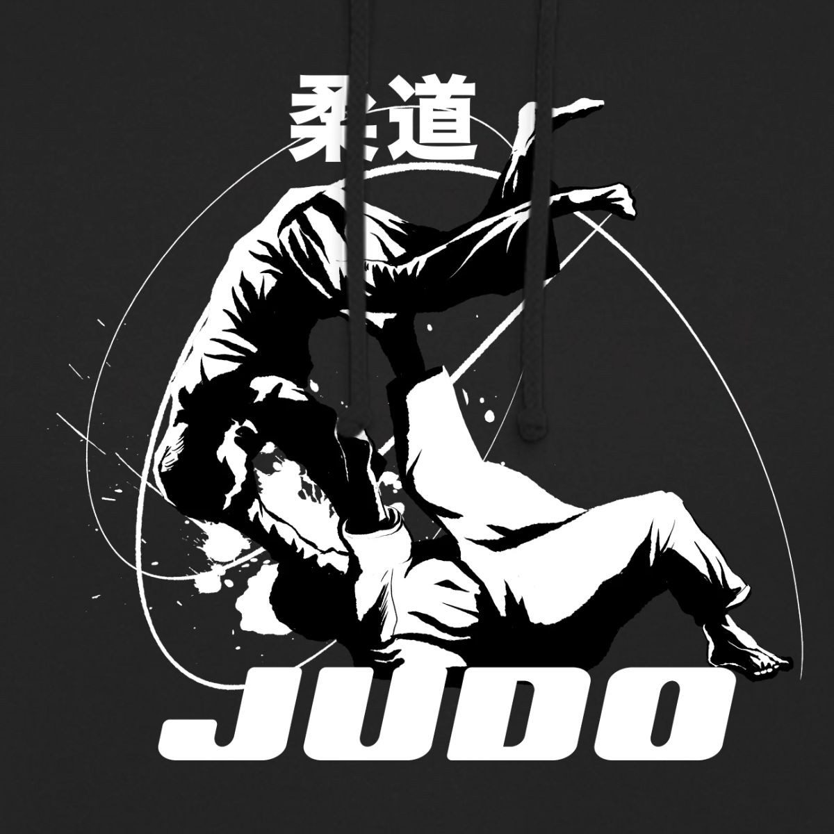Spreadshirt Hoodie Judo Throw Kampfkunst Mit Kanji Unisex Hoodie (1-tlg)