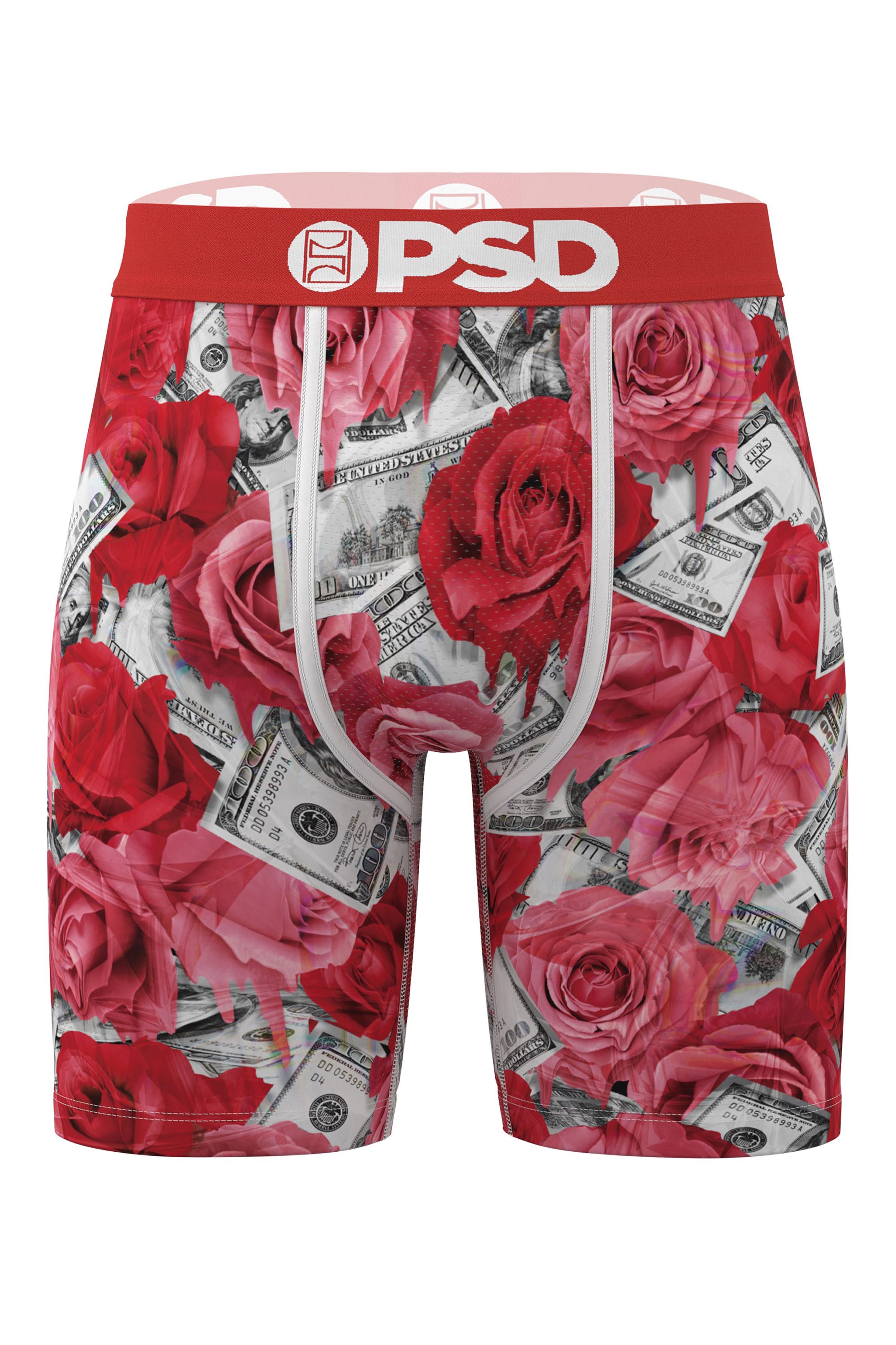 PSD Boxershorts ROSES MELT RED Herren
