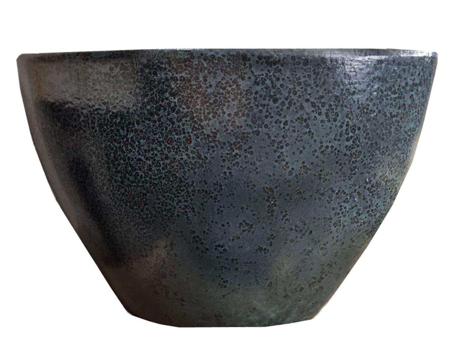 Annimuck Jardiniere Massive Jardiniere Zement dunkelgrün grau B40 cm Pflanztopf gross (1 St)