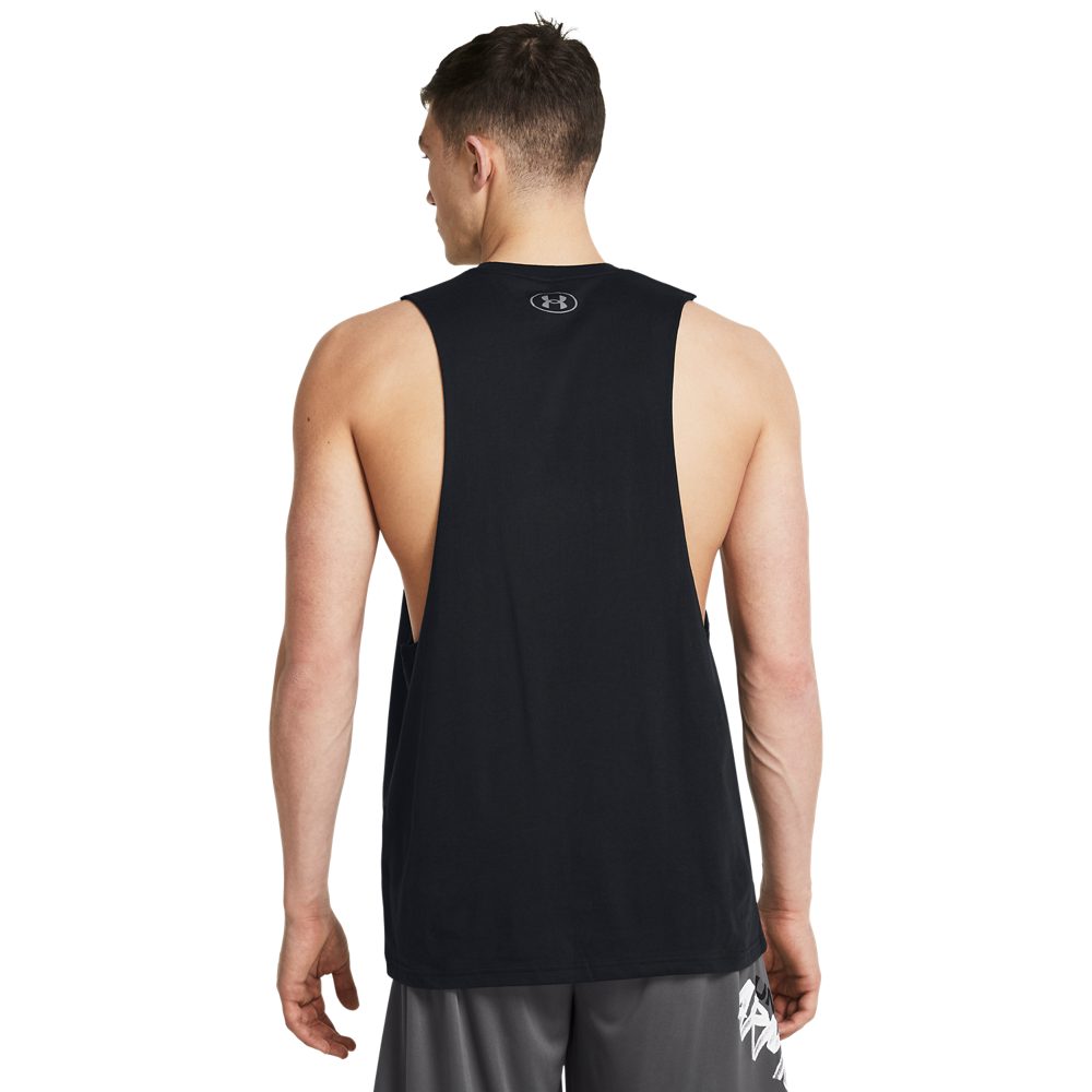 Under Armour® Funktionstop UA LEFT CHEST CUT OFF TANK leichtes Design, weiches Material, schnell trocknender Stoff