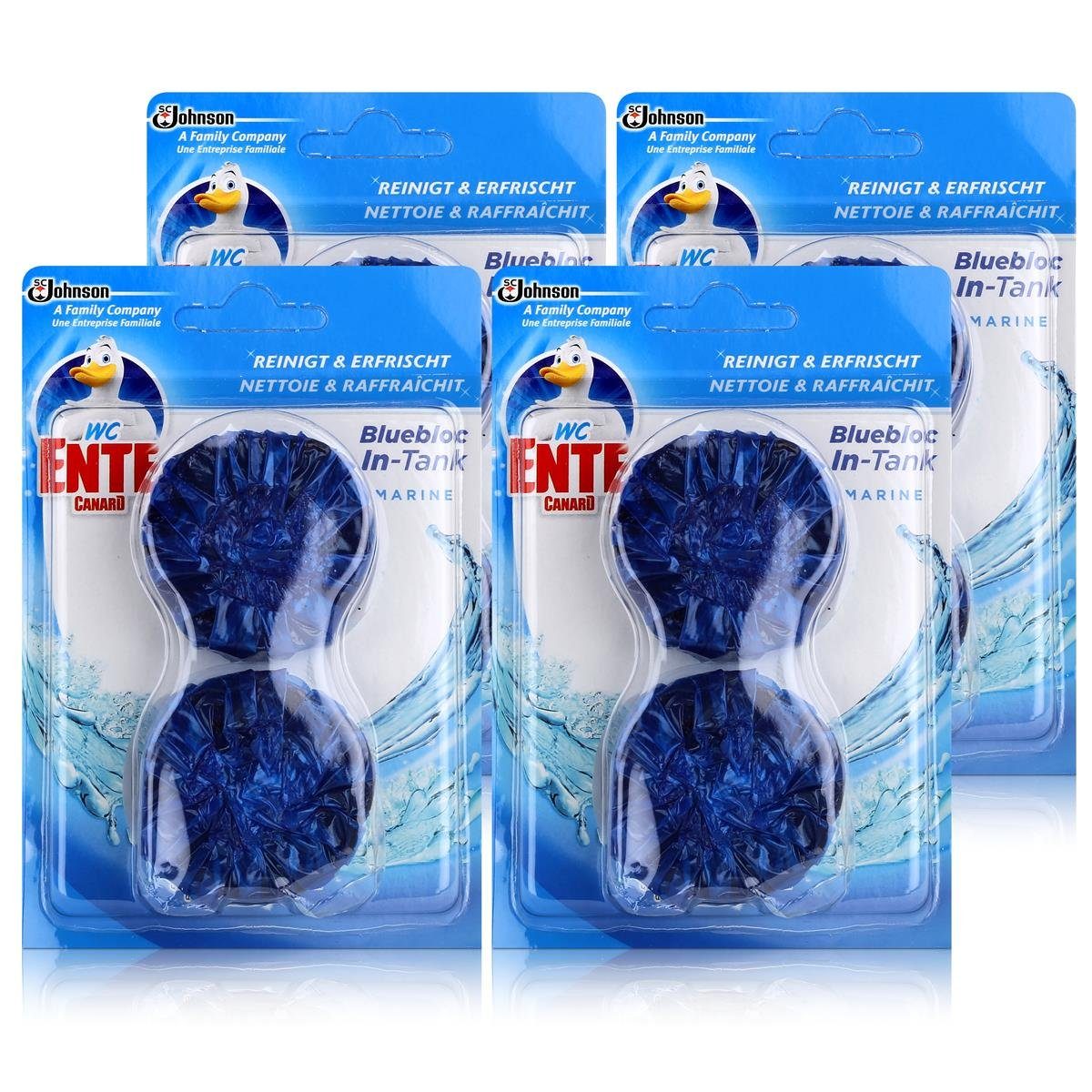 WC Ente Bluebloc In-Tank Marine 2x50g WC-Frische (4er Pack) WC-Reiniger