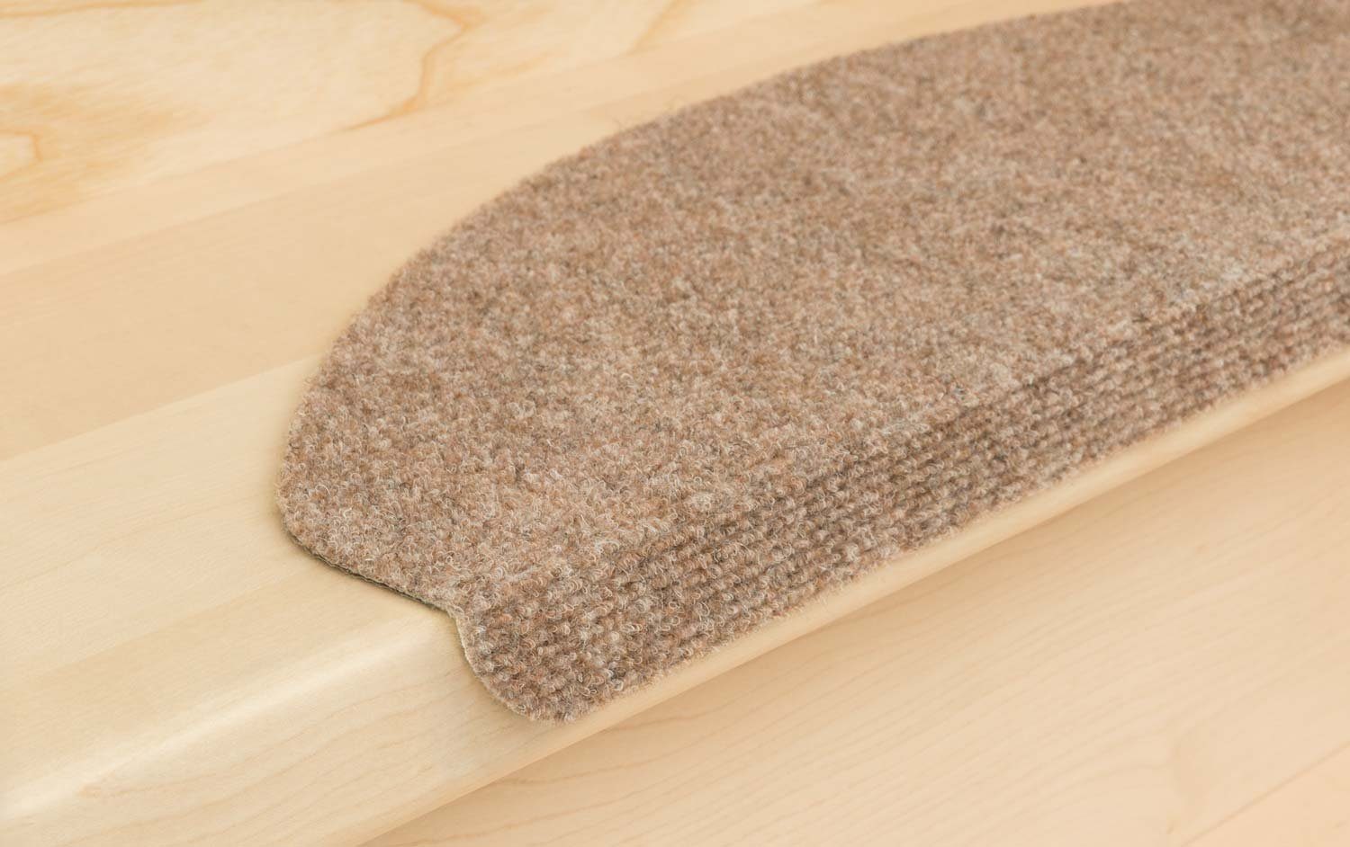 Metzker® Stufenmatte Stufenmatten Ramon MW Halbrund Einzeln und SparSet´s, halbrund, Höhe: 2 mm, 14 Stück im Set - Hellbraun – Bild 4 von 5